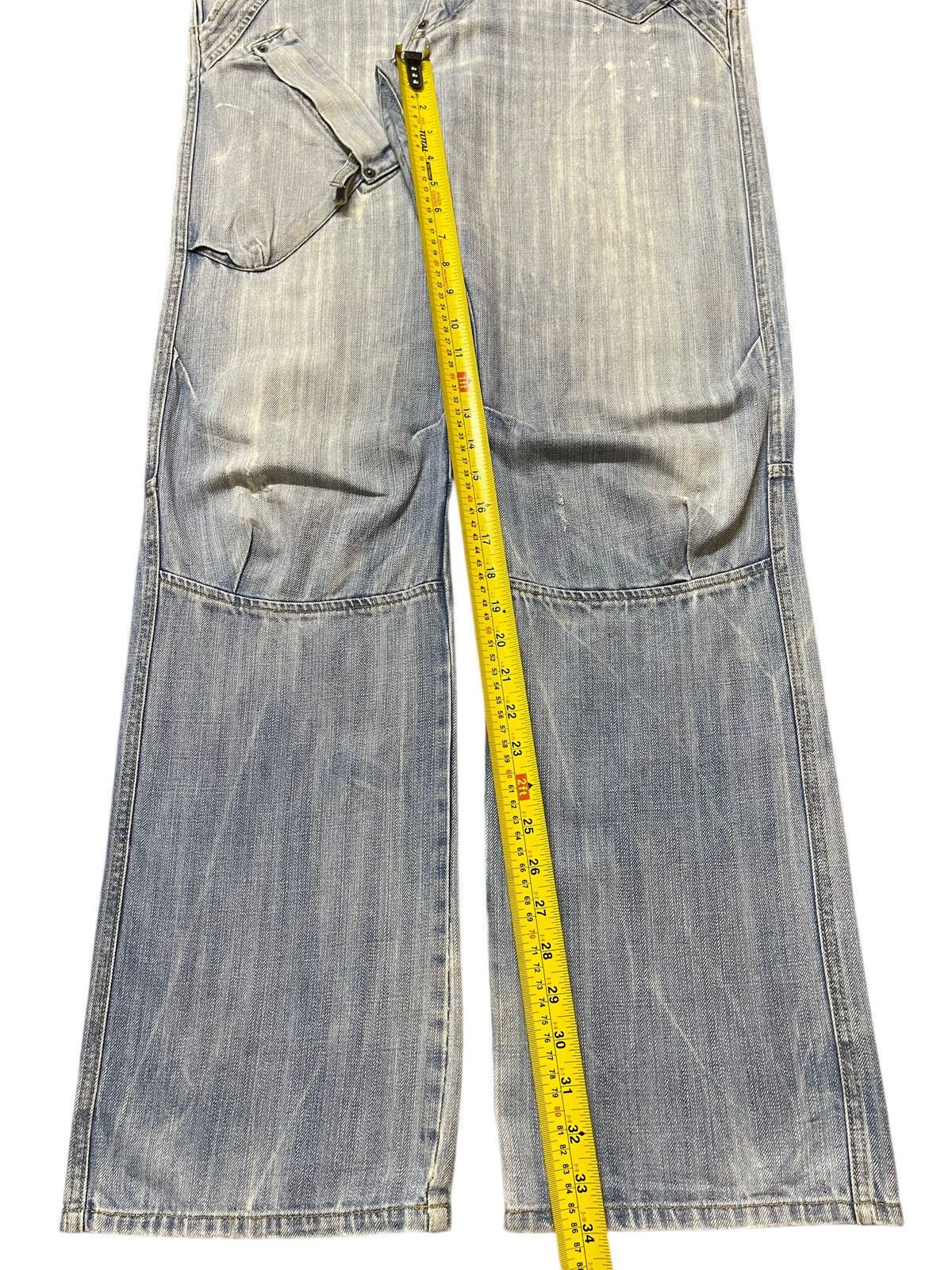 Avirex Vintage Avirex Blue Faded Wash Tactical Style Baggy Jeans Size US 36 / EU 52 - 13 Thumbnail