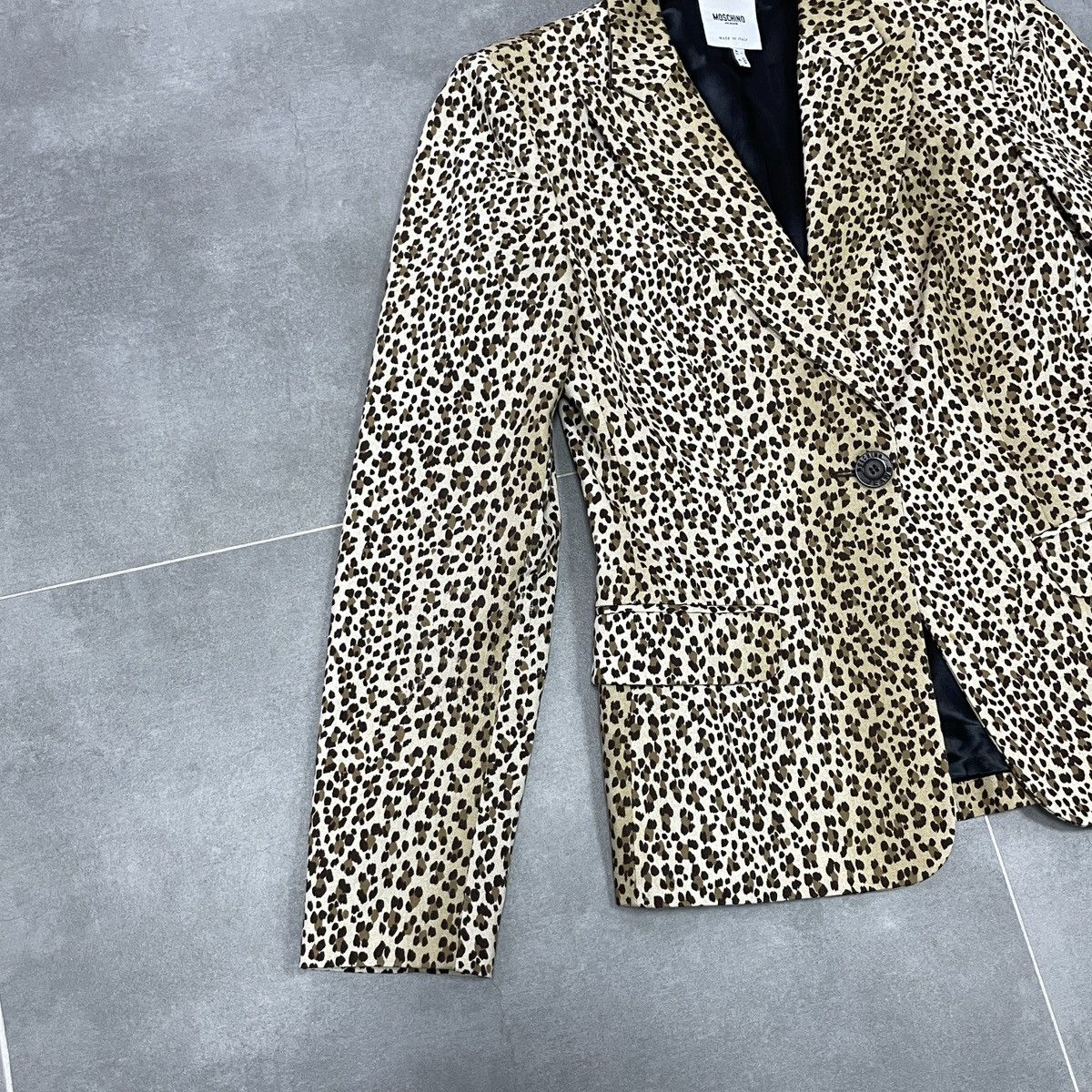 Moschino Moschino Jeans Leopard Print Women Blazer Size S Size S / US 4 / IT 40 - 4 Thumbnail