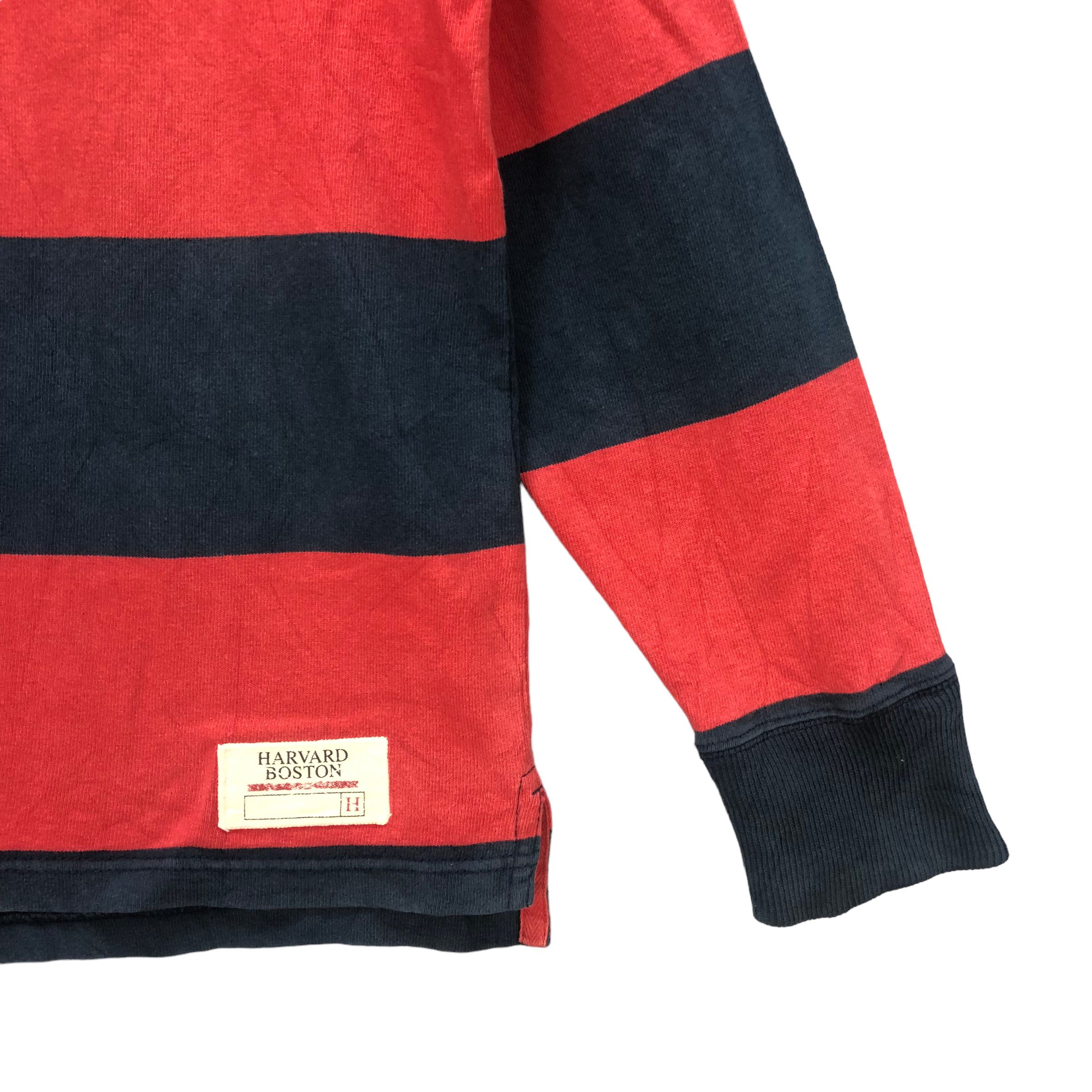 Vintage HAVARD BOSTON STRIPED POLO RUGBY #7415-144 Size US S / EU 44-46 / 1 - 6 Thumbnail