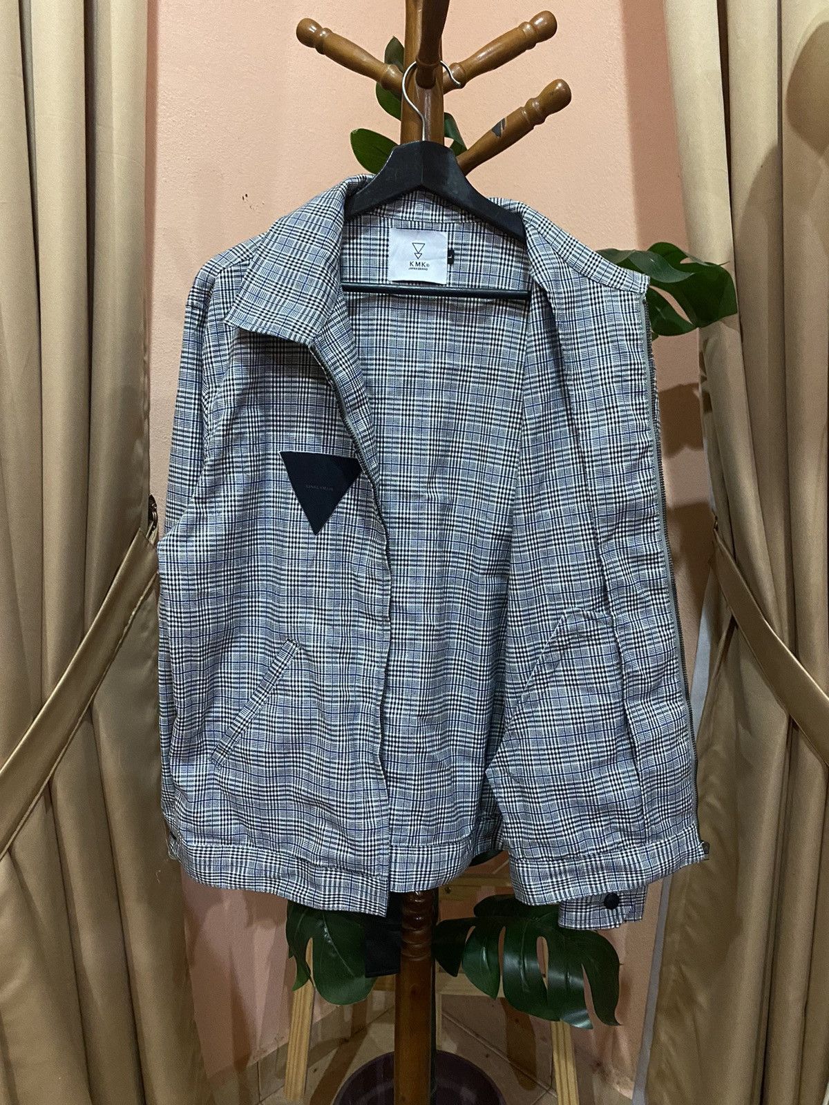 Japanese Brand × KMRii KMK JAPAN PLAID RICK OWEN INSPIRED JACKET Size US L / EU 52-54 / 3 - 9 Thumbnail
