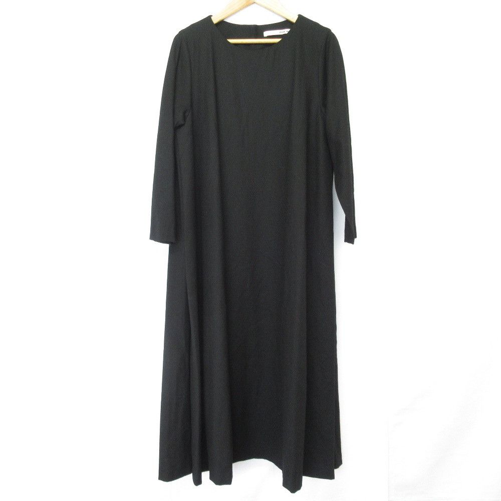 Other Other evam eva wool side tuck one-piece wool one-piece Textile Dresses DUTY FREE for USA Size ONE SIZE - 1 Thumbnail