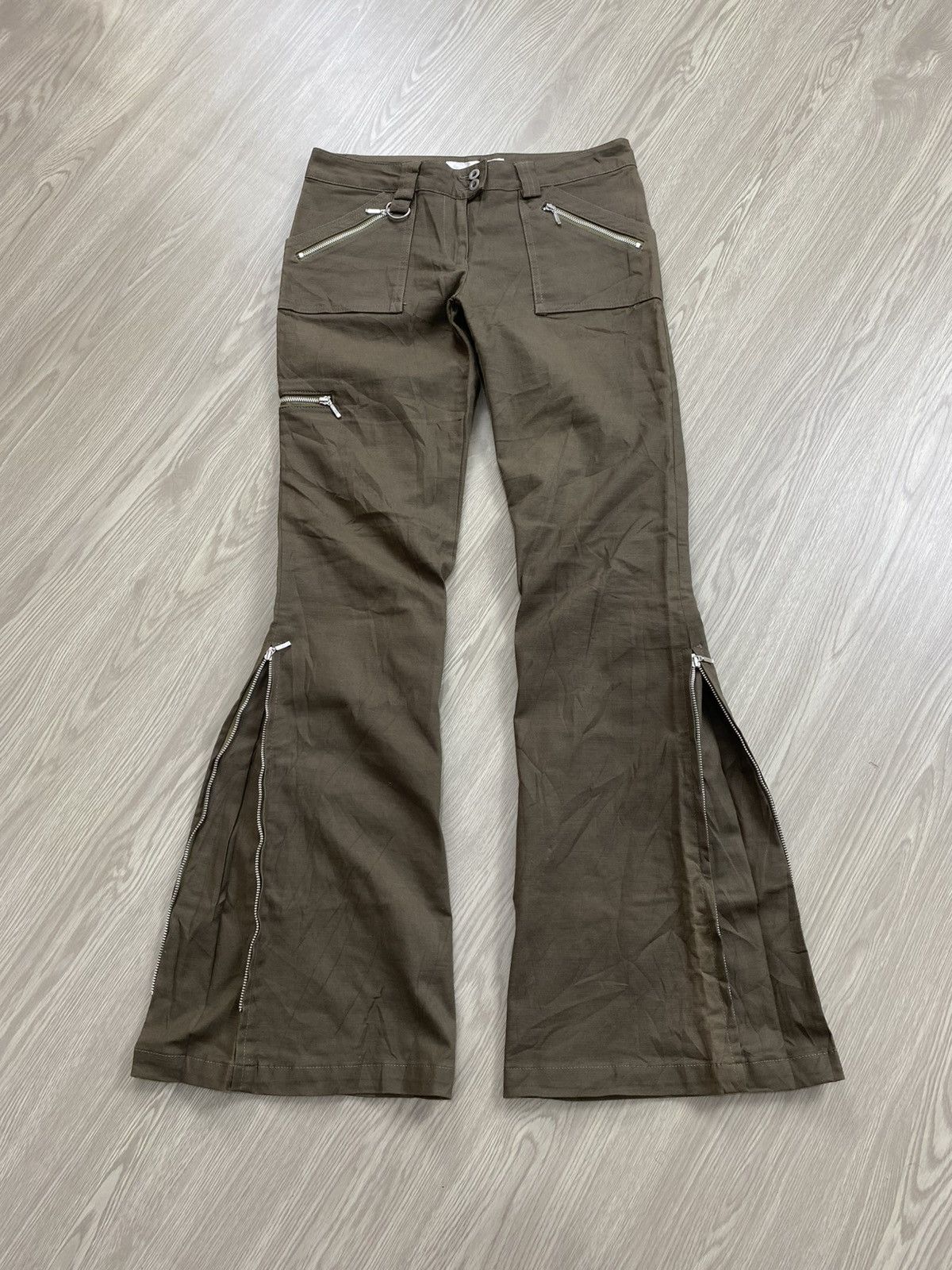 Tornado Mart 2000s Tornado Mart Avant-Garde Flared Jeans | Grailed