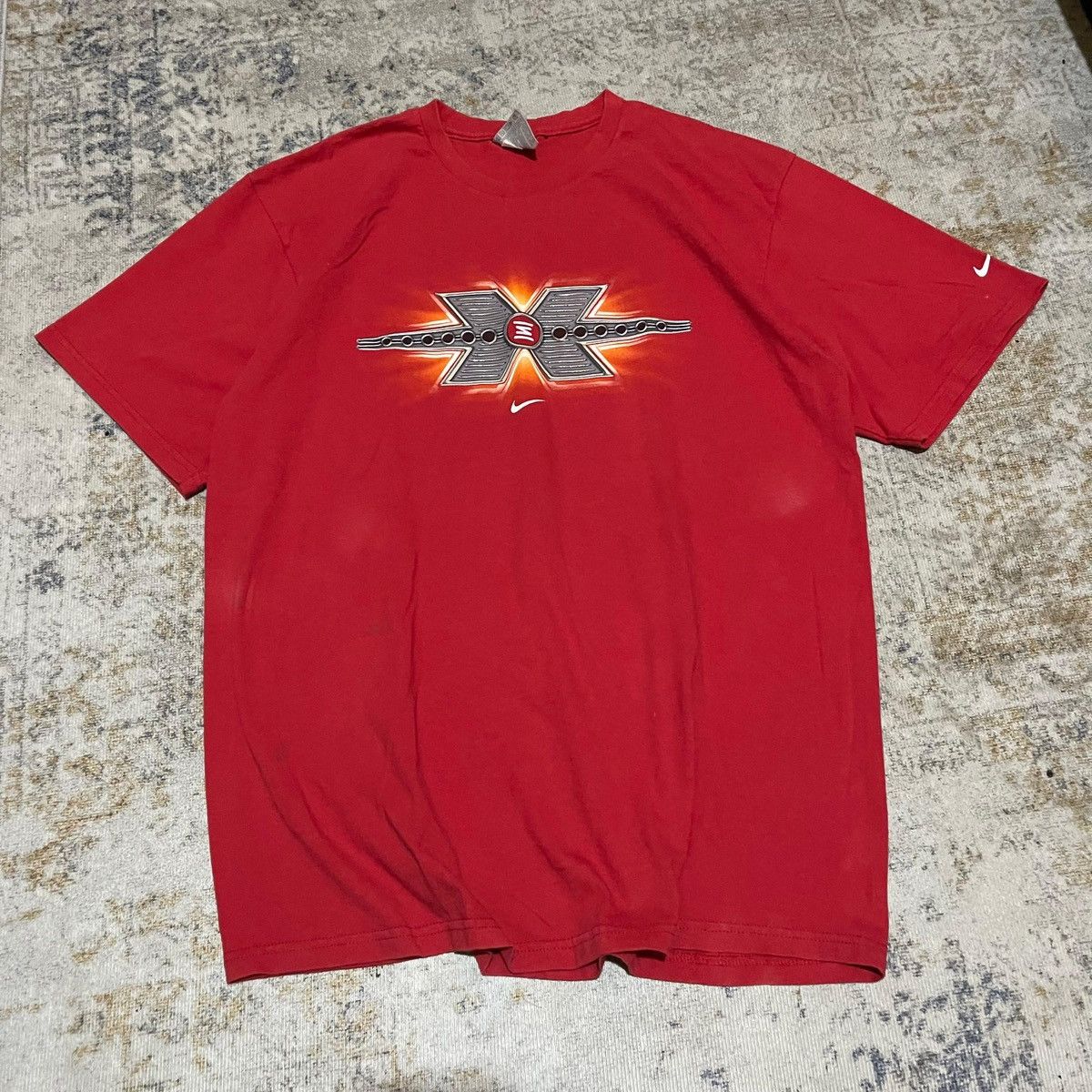 Nike 2000s Nike shox tshirt rubber printed Size US L / EU 52-54 / 3 - 1 Thumbnail