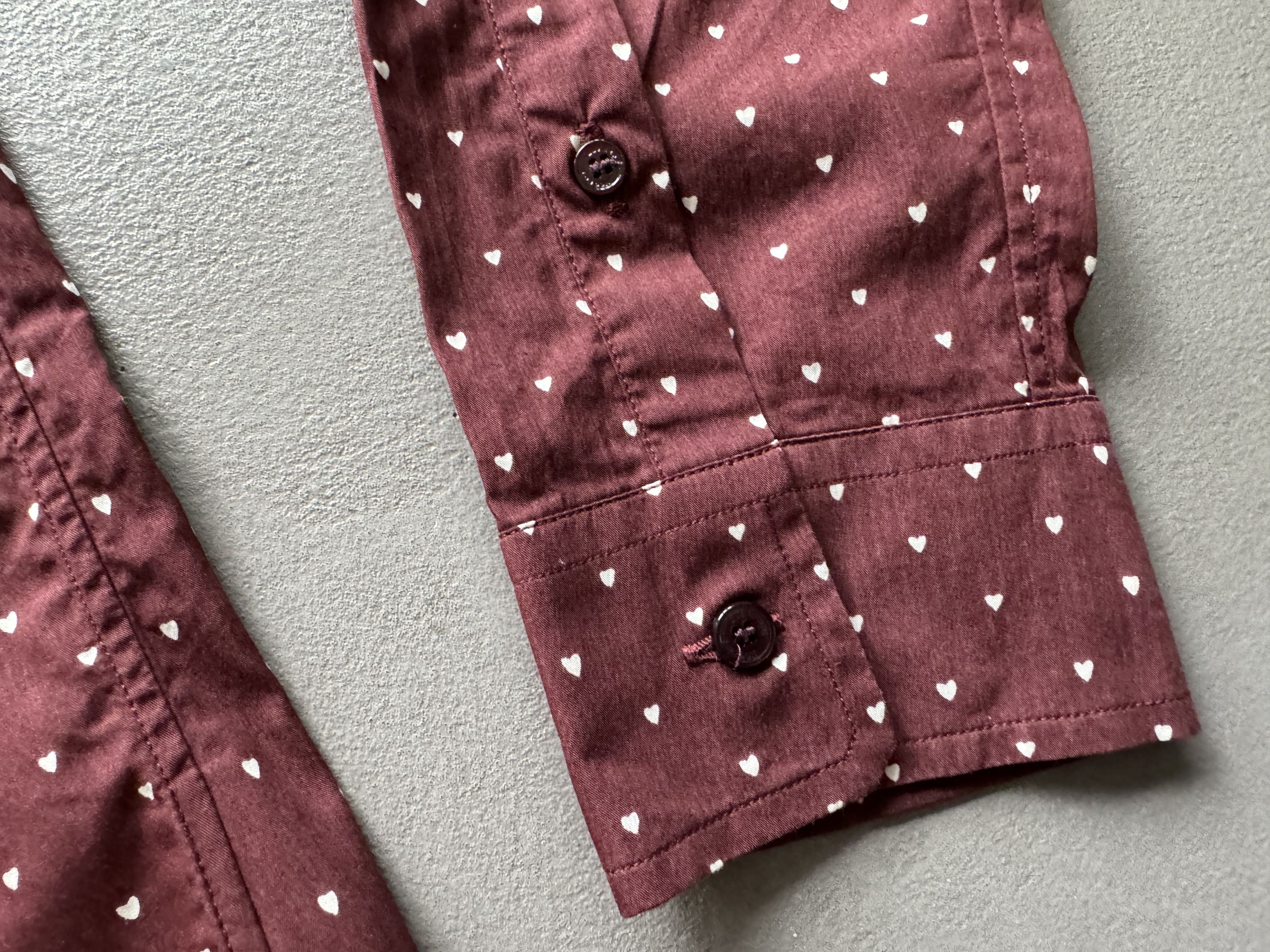 Burberry Burberry Heart Pattern Slim Fit Cotton Shirt Size US M / EU 48-50 / 2 - 4 Thumbnail
