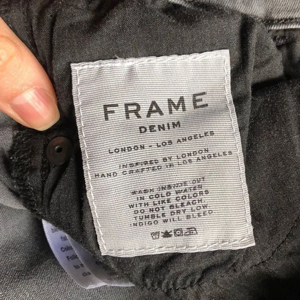 Frame FRAME Le Skinny de Jeanne – Grey Shred Ripped Jeans 👖✨ Size 25" / US 0 / IT 36 - 9 Thumbnail