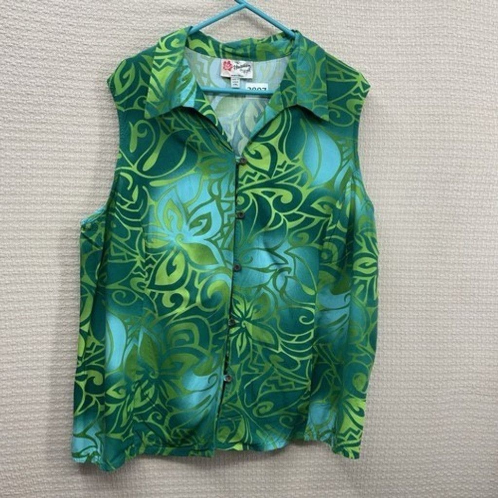 Other VTG The Hawaiian Original Floral Button Up Shirt Women 2XL Size 3XL / US 20-22 - 1 Thumbnail