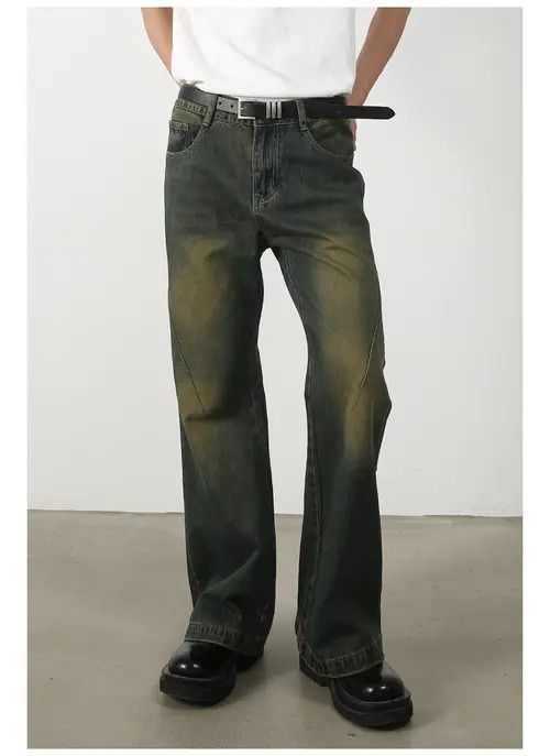 Other Japanese style washed distressed loose flared jeans Size US 32 / EU 48 - 8 Thumbnail