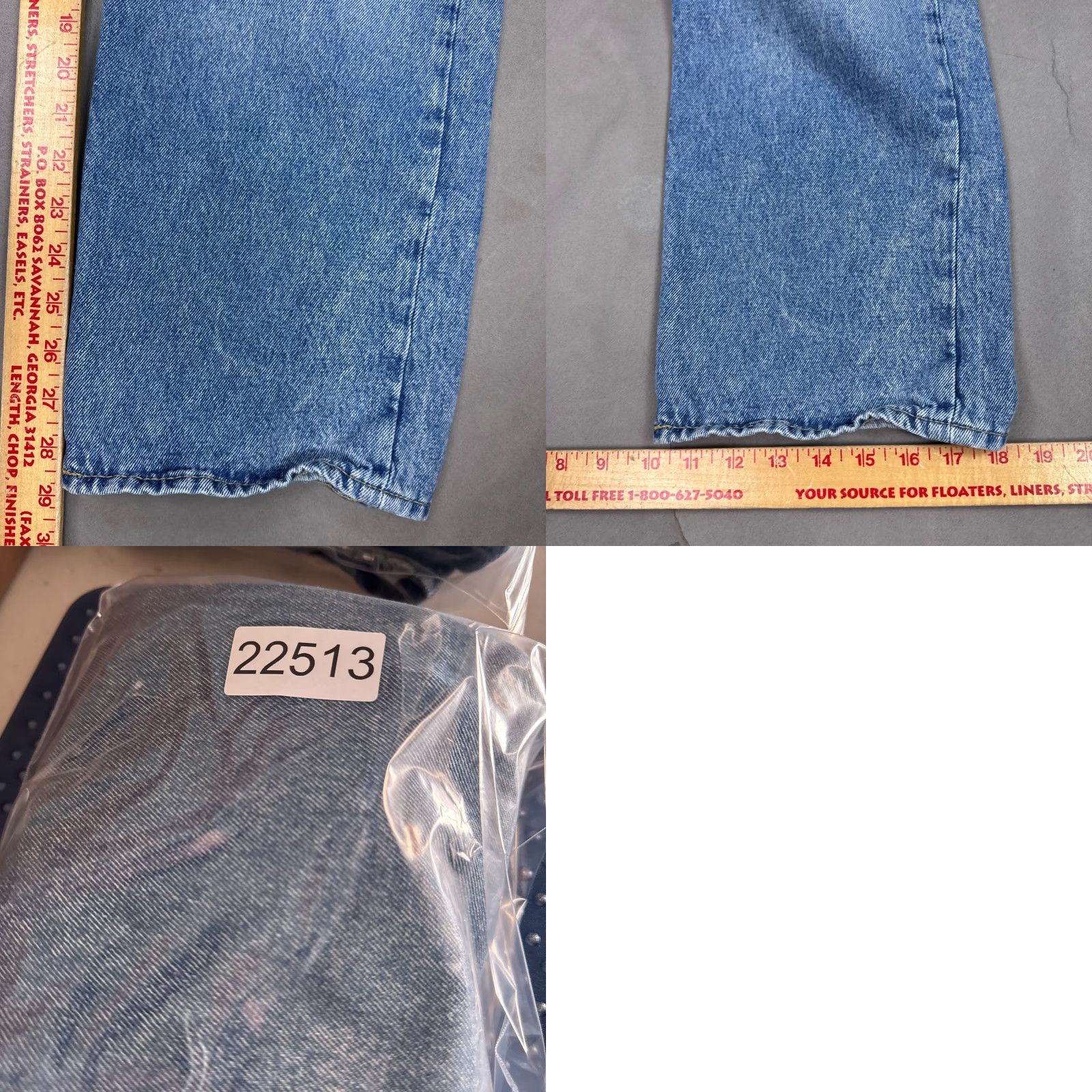 Levi's Levi's Jeans 36x30 Blue Denim 551 Straight Denim Pants Faded Washout Vintage Mens Regular Jeans Boys Girls Size US 36 / EU 52 - 10 Thumbnail