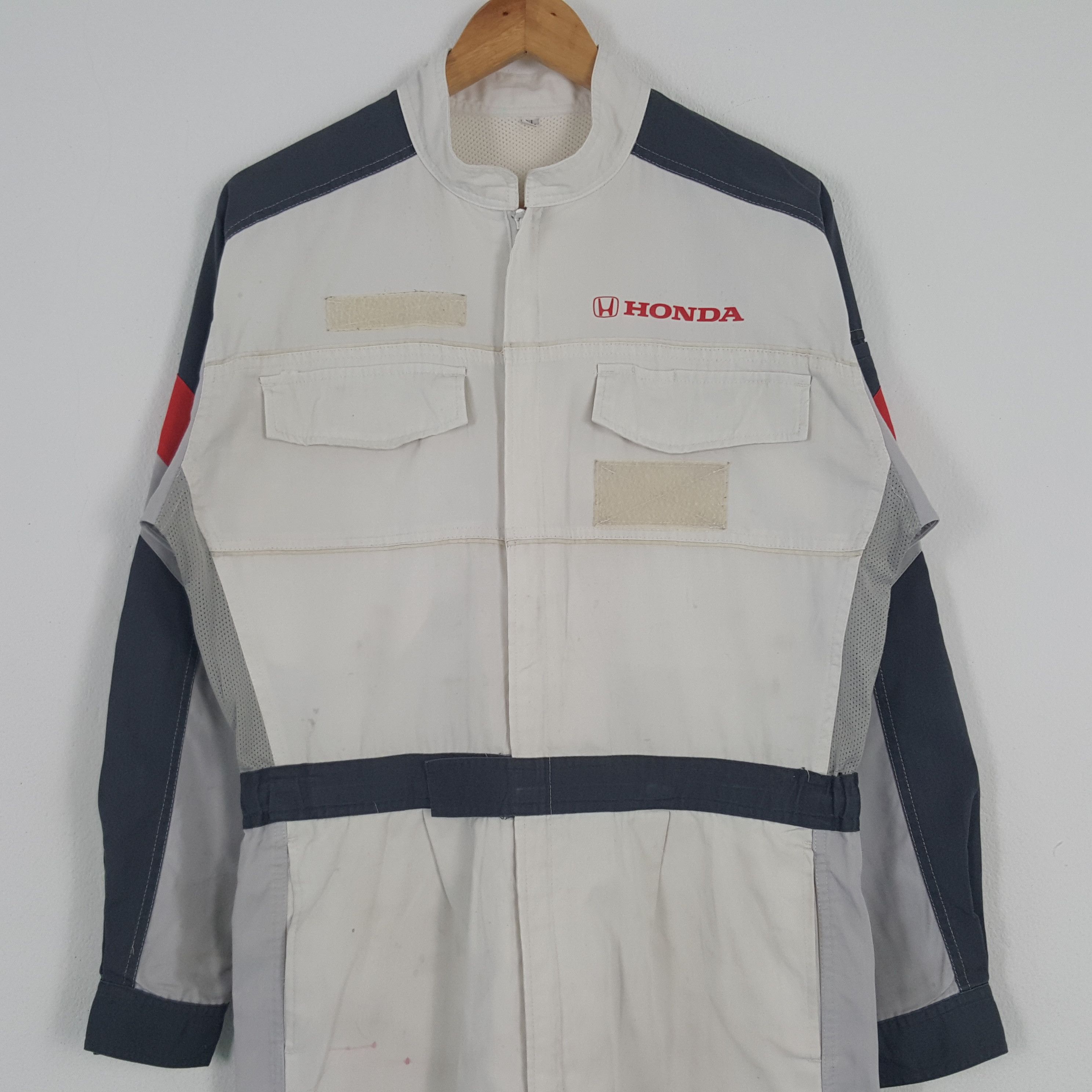 Honda × Vintage Vintage Honda Japanese Racing Team Coverall Jacket Size US M / EU 48-50 / 2 - 5 Thumbnail