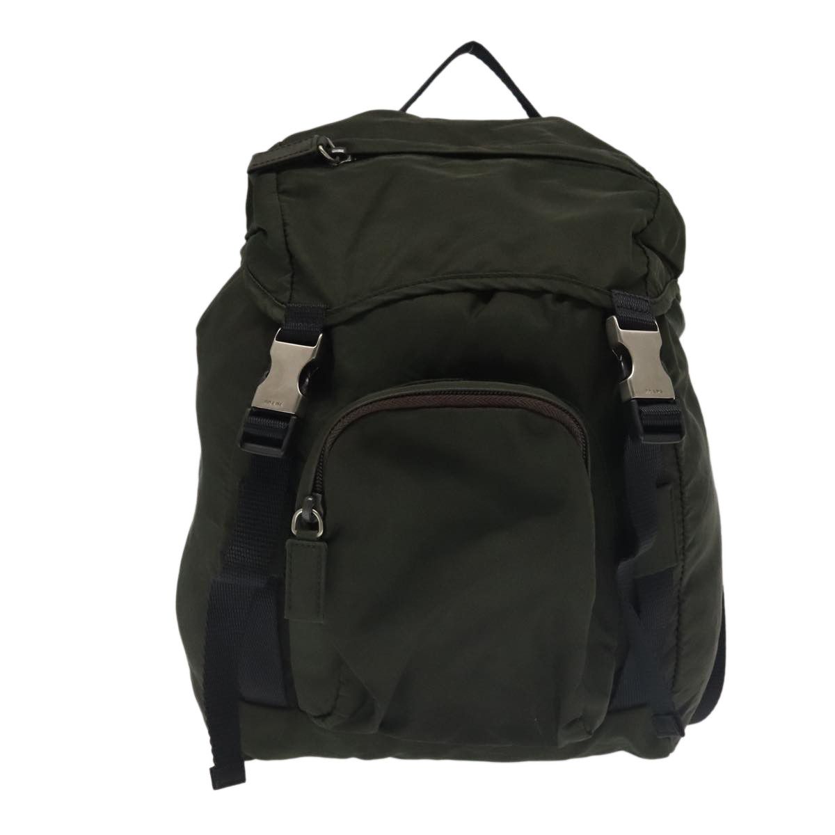 Prada Re-Nylon Khaki Synthetic Backpack Bag (Pre-Owned) Size ONE SIZE - 1 Thumbnail