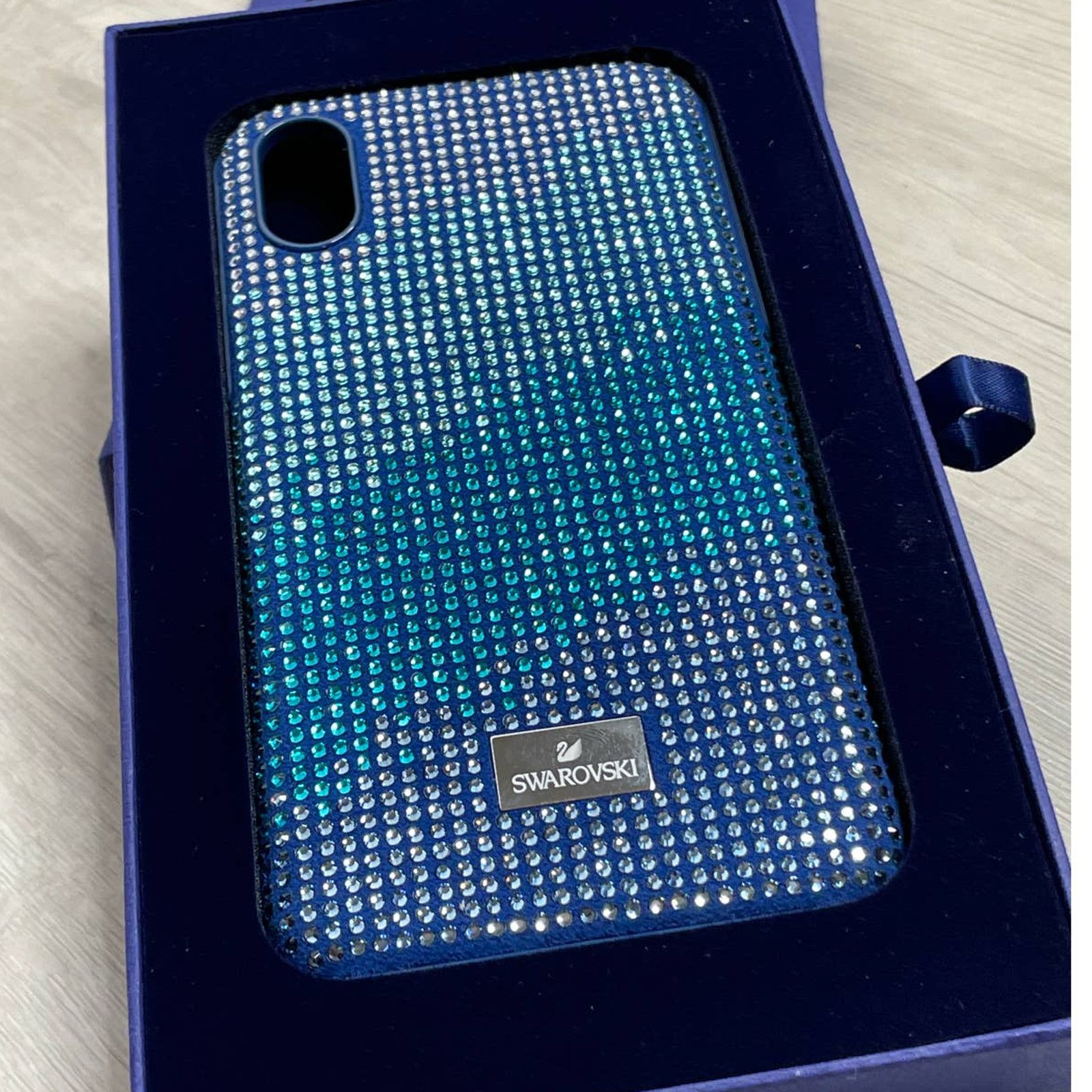 Swarovski Swarovski Crystalgram gradation of blue iPhone XS Max Case Size ONE SIZE - 3 Thumbnail