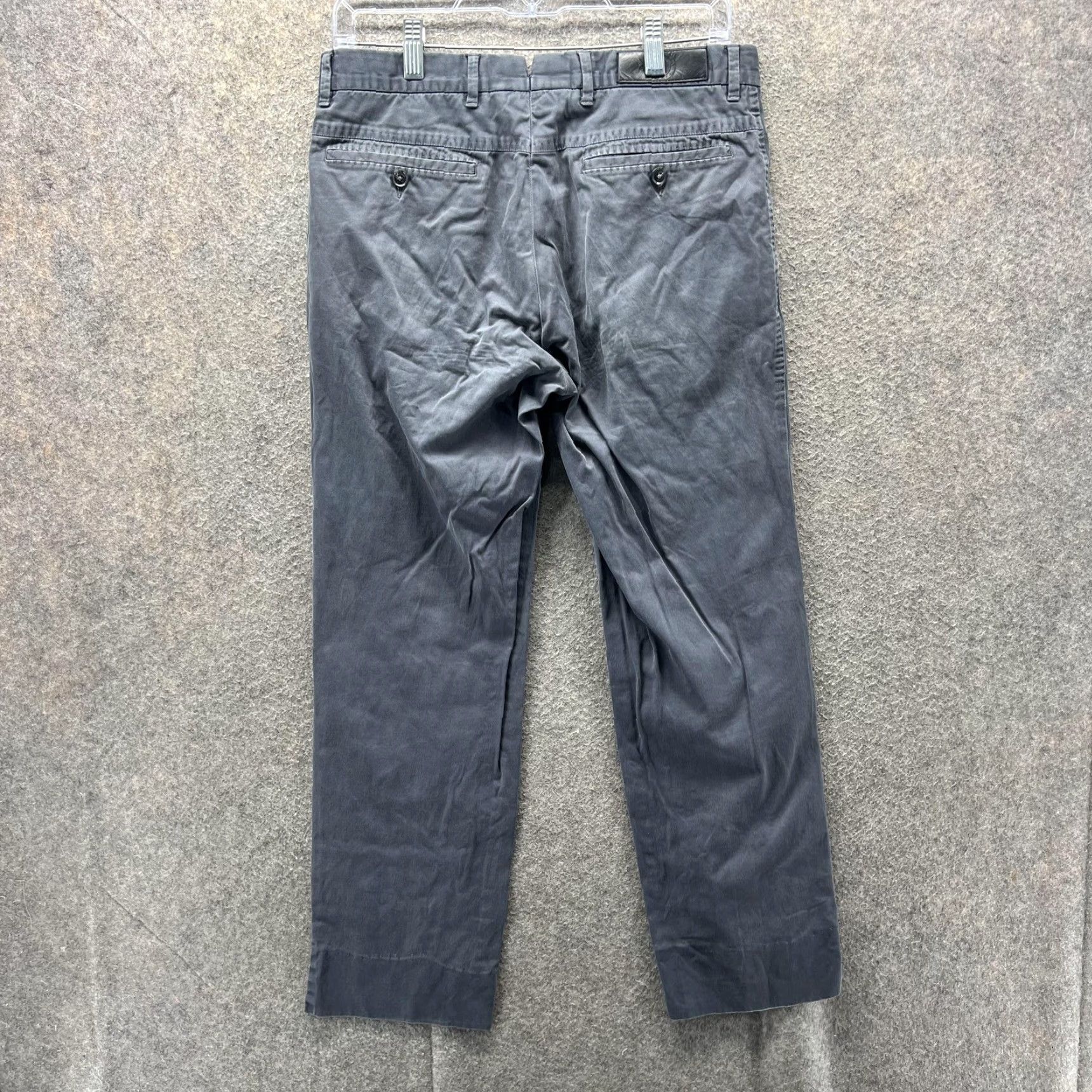 Ermenegildo Zegna Ermenegildo Zegna Pants Mens 46R Gray Stretch Cotton Chino Dress Casual UB1/02 Size US 40 / EU 56 - 2 Thumbnail
