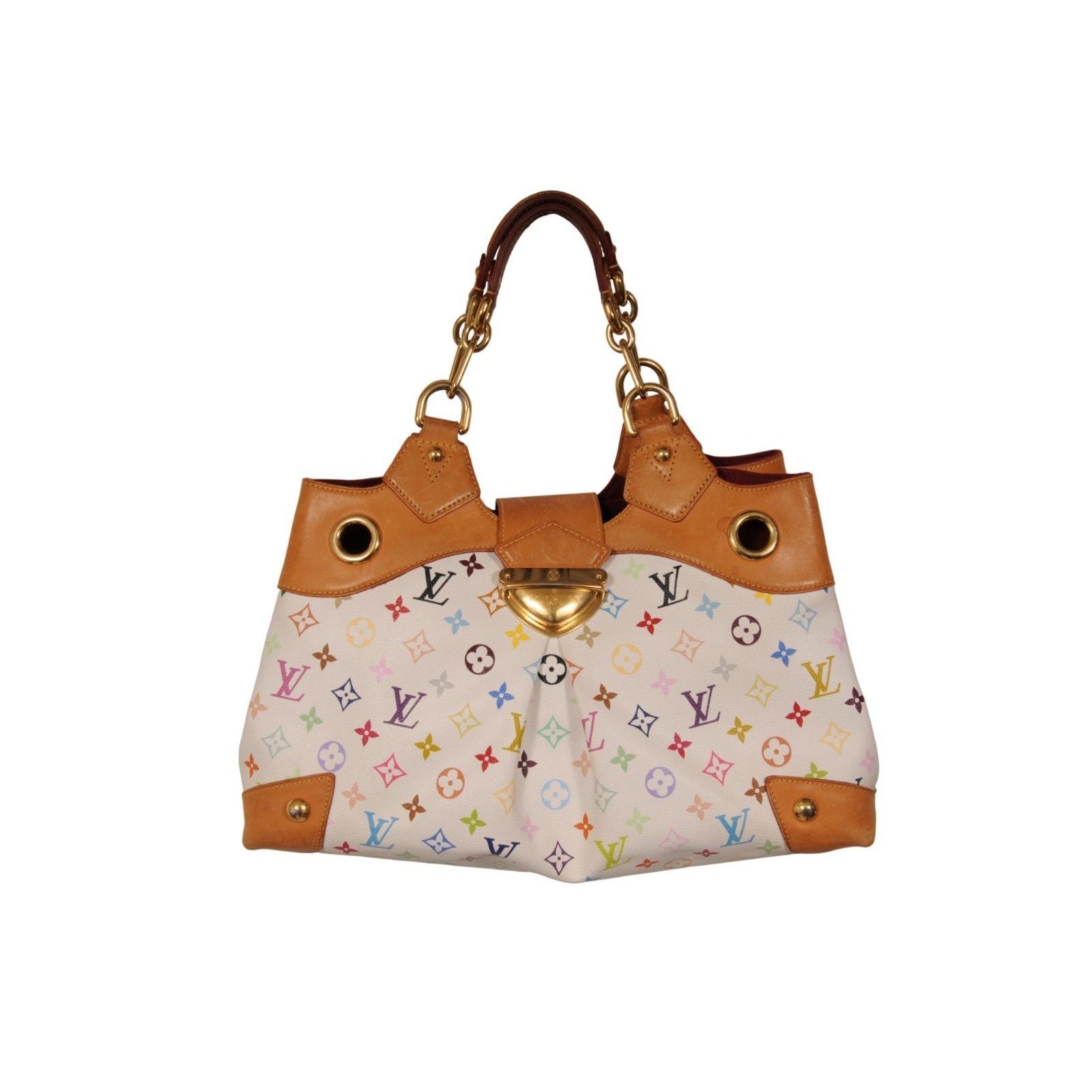 Louis Vuitton Ursula Shoulder Bag White Multicolor Takashi Murakami Size ONE SIZE - 22 Thumbnail