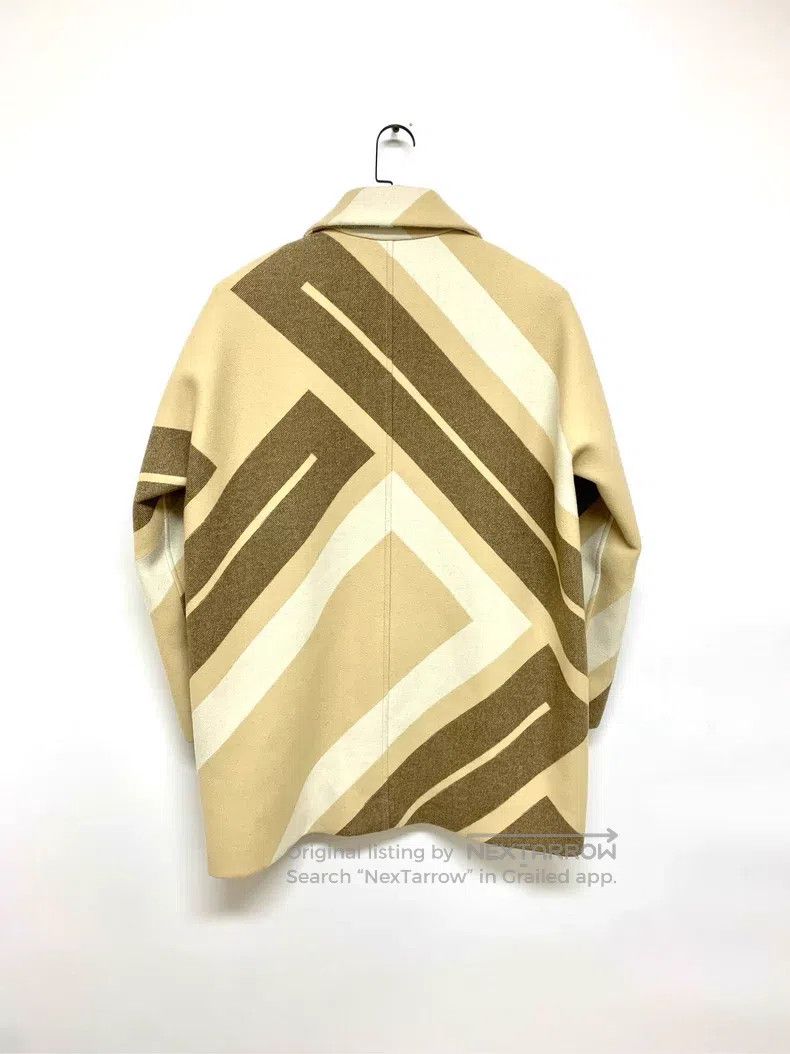 Hermes Hermes Striped Wool Coat Size XS / US 0-2 / IT 36-38 - 2 Thumbnail