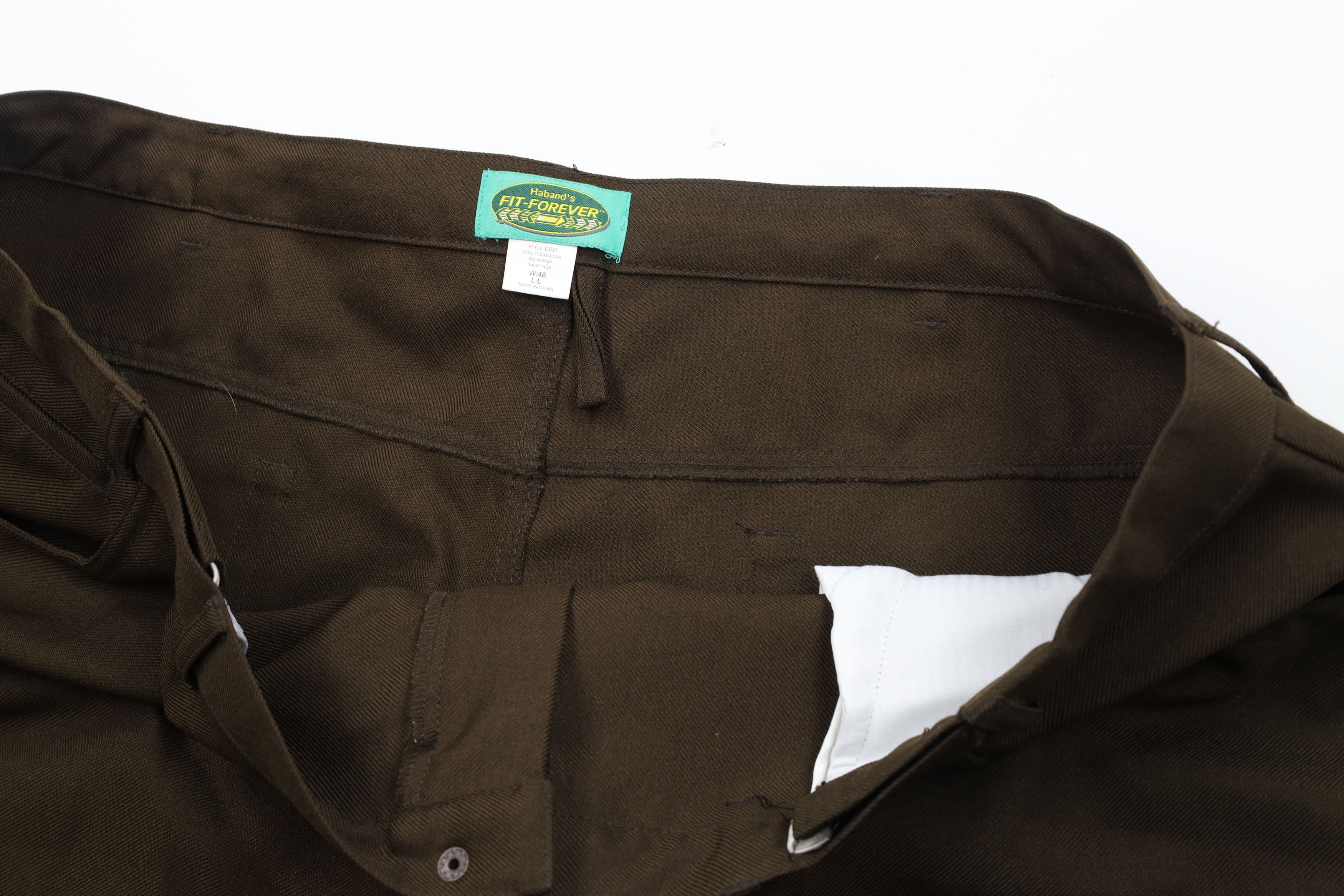 Vintage Vintage 90s Streetwear Front Knit Wide Leg Chino Pants Brown Size US 44 / EU 60 - 8 Thumbnail