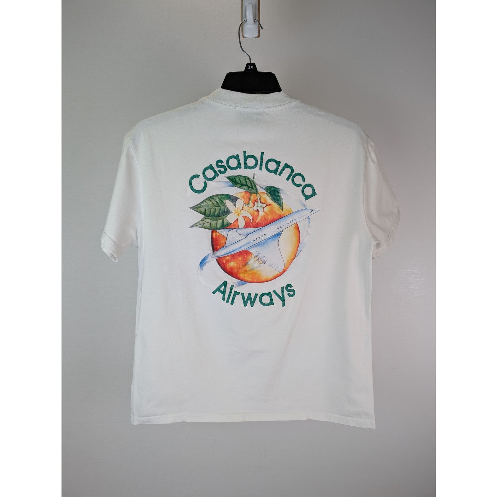 Casablanca o1rshd1 CC20 Orbite Autour De L'Orange airway print t-Shirt Size US L / EU 52-54 / 3 - 16 Thumbnail