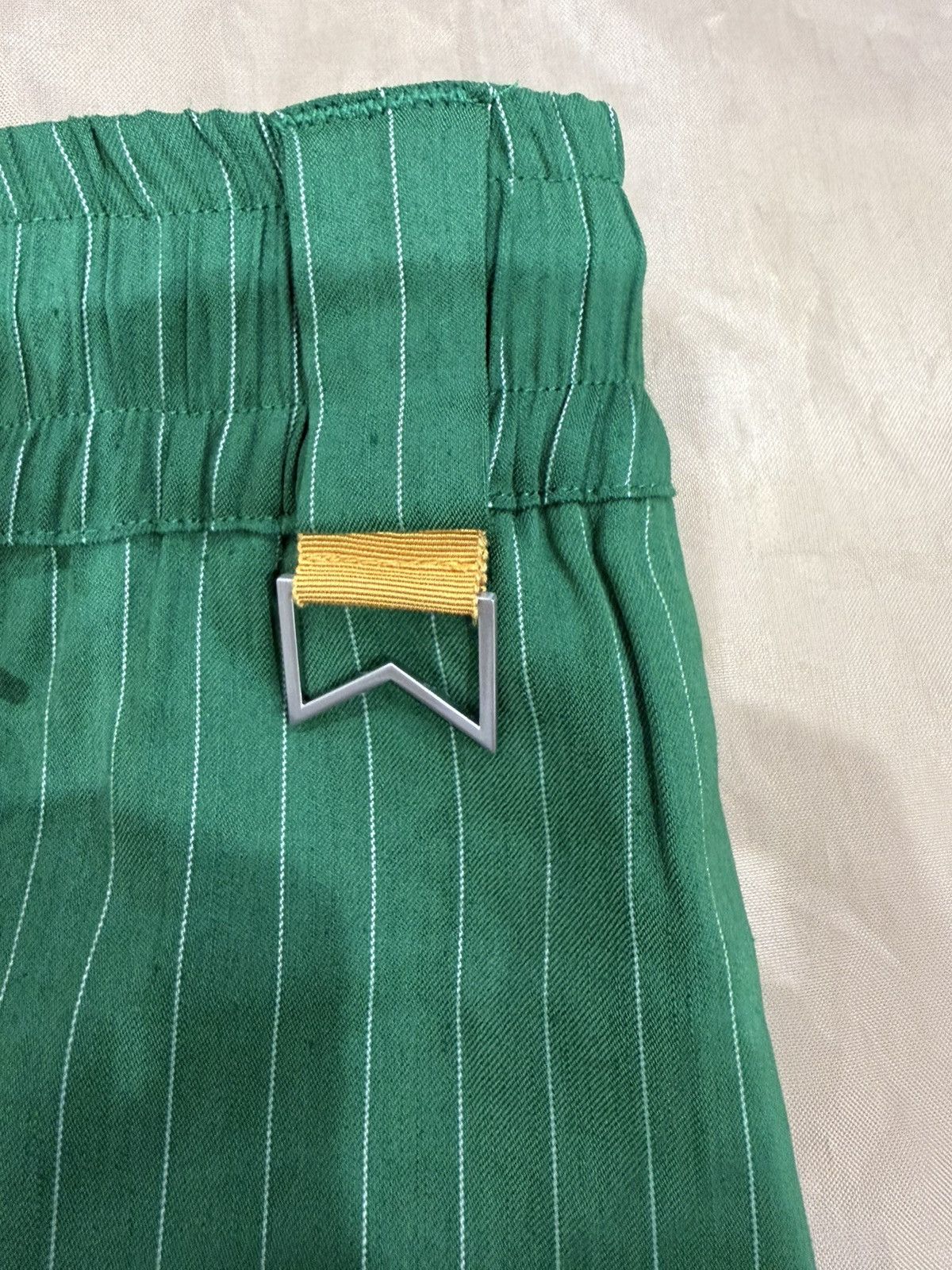 Rhude Rhude Green Pinstripe Trousers size L Size US 34 / EU 50 - 6 Thumbnail