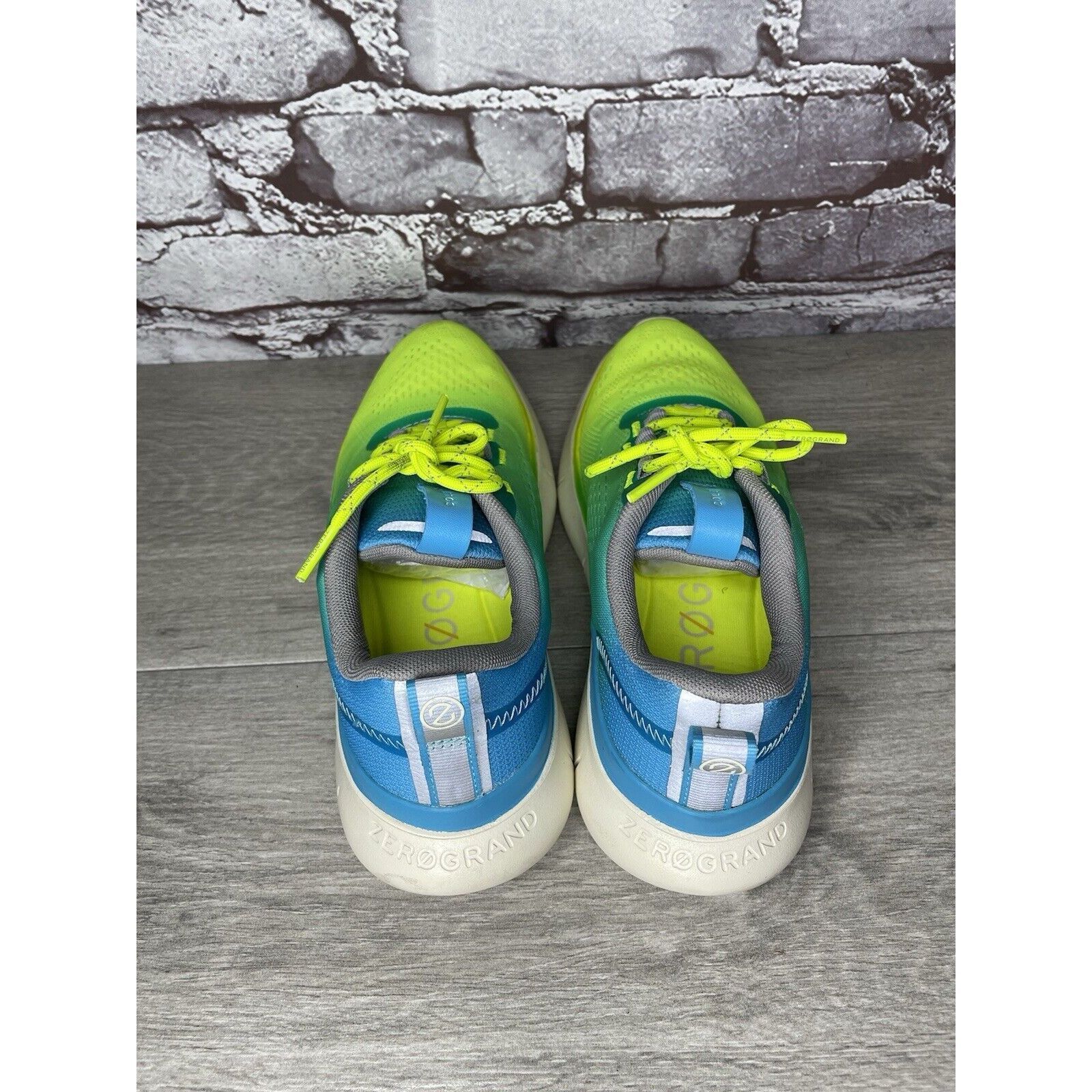 Cole Haan Cole Haan Zero Grand 212850 Journey Blue Yellow Synthetic Sh Size US 7.5 / IT 37.5 - 7 Thumbnail