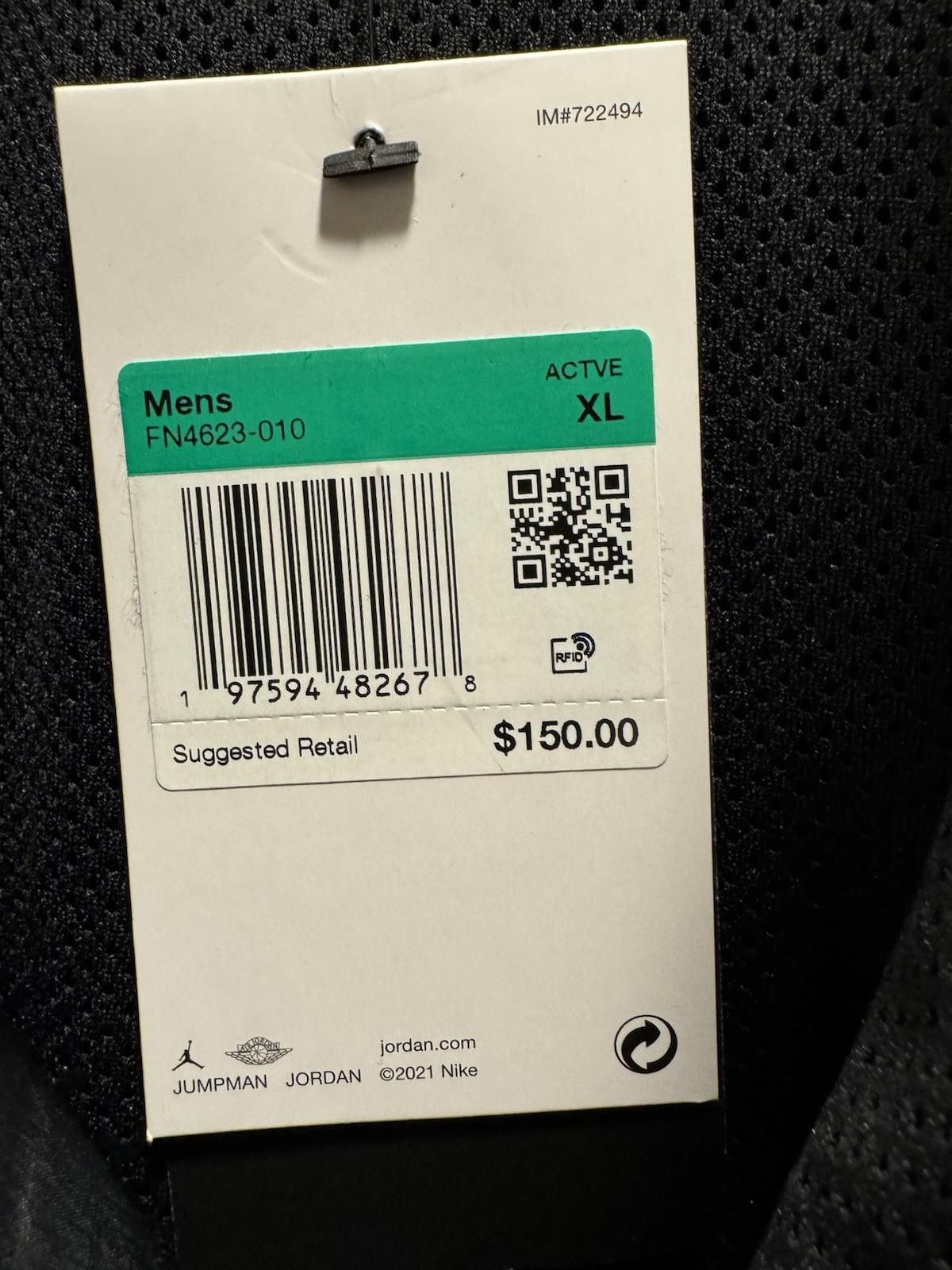 Flight Club Jordan Renegade Jacket Bomber - Size XL - FB7316-010 Size US XL / EU 56 / 4 - 5 Thumbnail