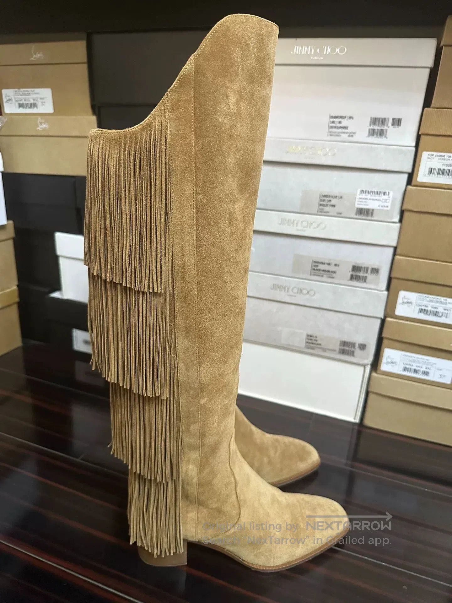 Christian Louboutin Christian Louboutin Knee-Length Boots Size 37. Size US 6 / IT 36 - 5 Thumbnail