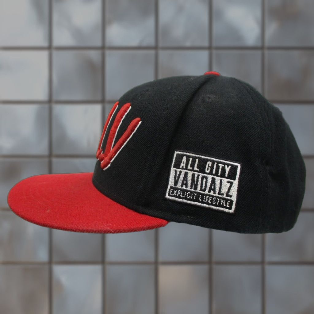 Vintage Headwear Hat Cap Snap Back All City Vandlz Embroidered JSLV High Life Size ONE SIZE - 1 Thumbnail