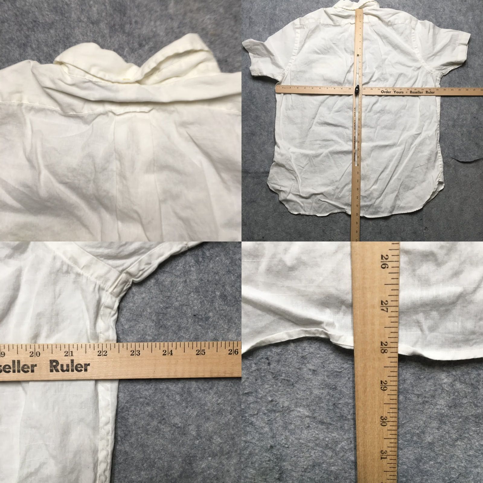 Polo Ralph Lauren Polo Ralph Lauren USA Flag Linen Blend Shirt Mens L White Fourth of JulyButton-Up Shirt Size US L / EU 52-54 / 3 - 8 Thumbnail