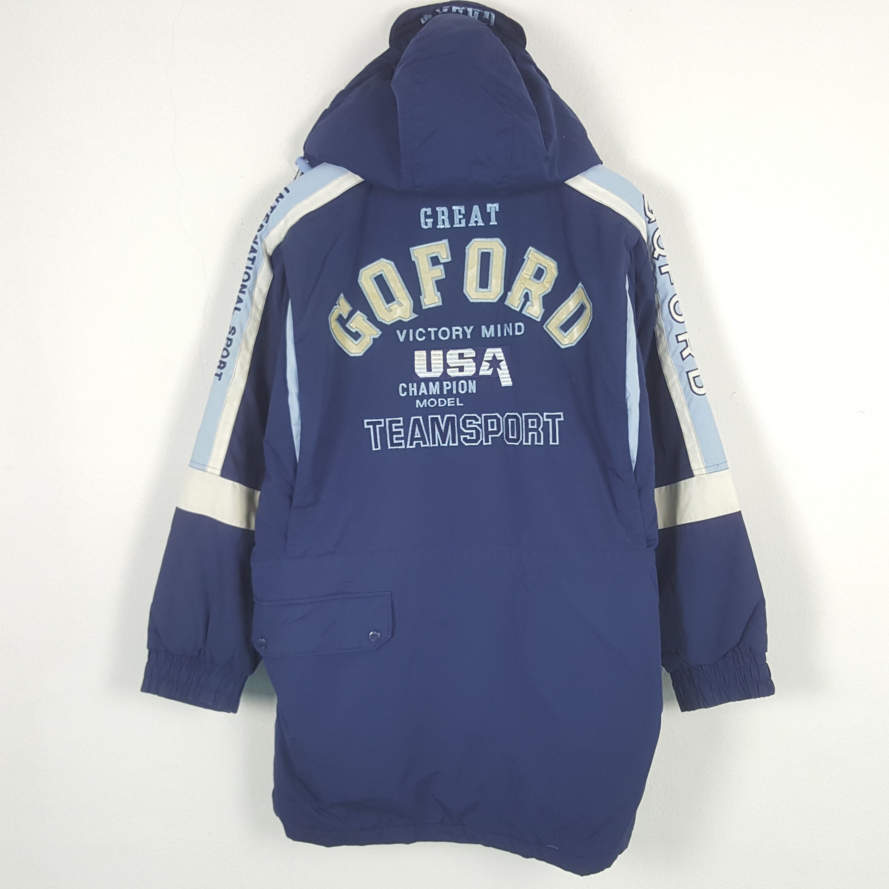Vintage Vintage Great GQ Ford Team Sport Long Jacket Size US L / EU 52-54 / 3 - 1 Thumbnail