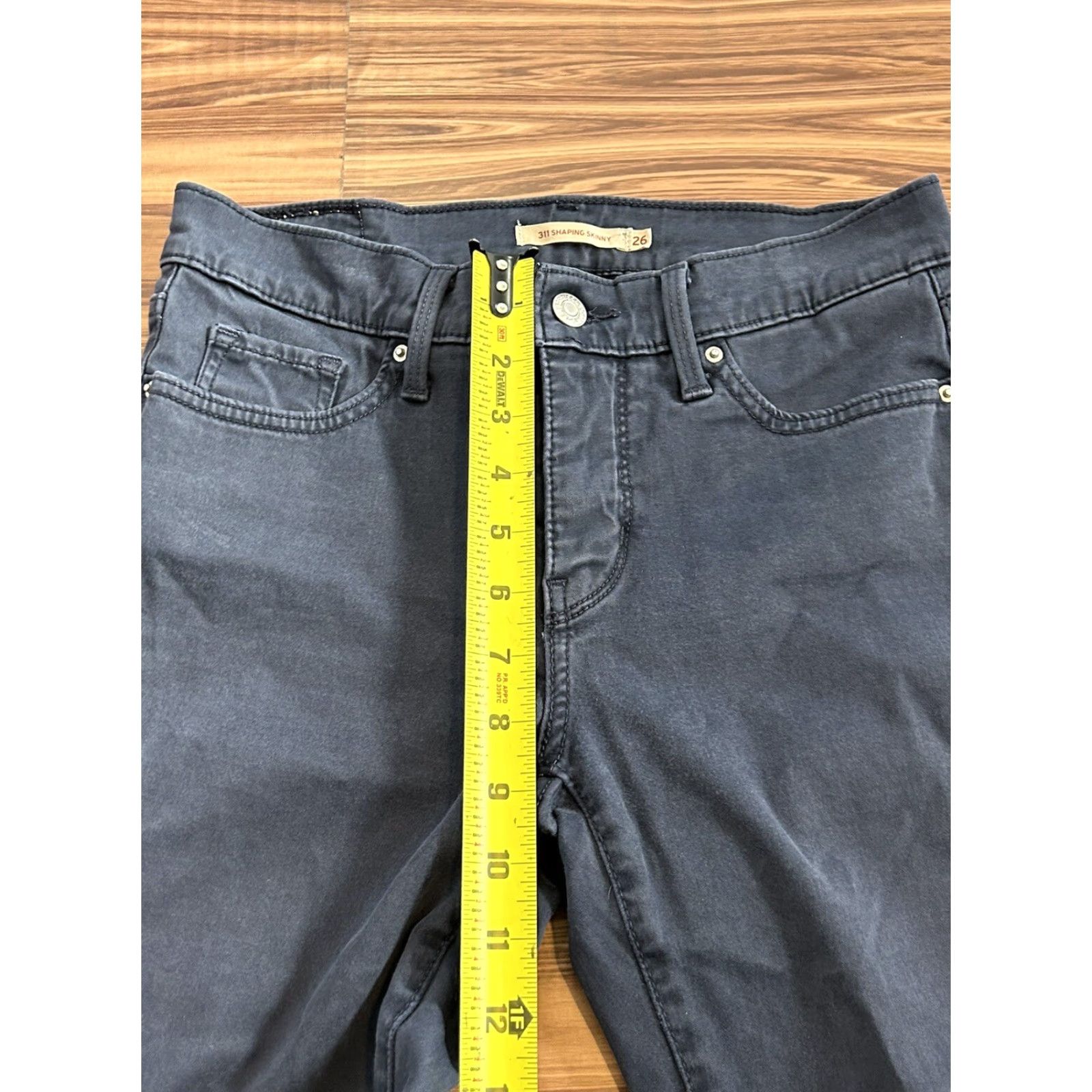 Levi's Levi's 311 Shaping Skinny Jeans Women Blue Denim 26x30 Slim Mid Rise Regular Type Jeans Size 26" / US 2 / IT 38 - 3 Thumbnail