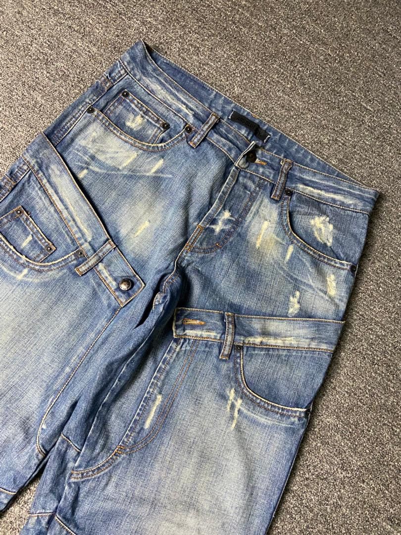Absolut Joy 🔥Rare ABSOLUT JOY Progetti&Prodotti Denim Jeans 🔥 (136) Size US 32 / EU 48 - 13 Thumbnail