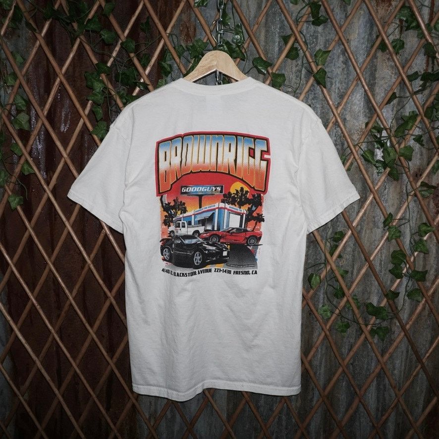 Vintage Medium - Vintage Y2K car brown rig tire inc 2000s t-shirt Size US M / EU 48-50 / 2 - 1 Thumbnail