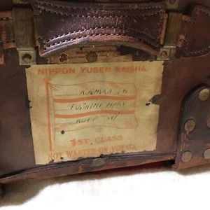 Handmade ANTIQUE 1920s LEATHER TRUNK SUITCASE BESPOKE R$8598 Size ONE SIZE - 11 Thumbnail