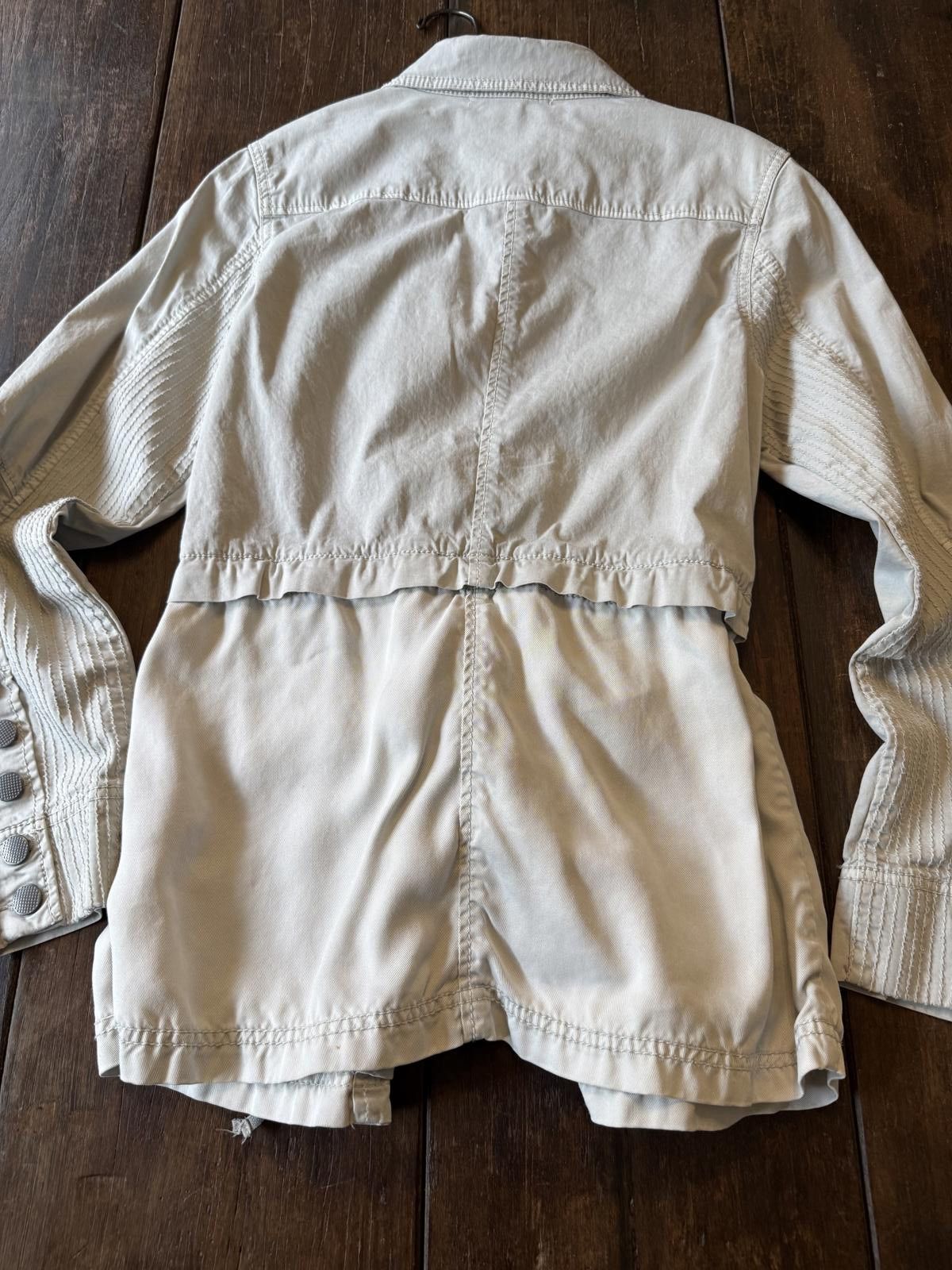 Other Marrakech Beige Utility Jacket with Button Detail, Size M Size M / US 6-8 / IT 42-44 - 3 Thumbnail