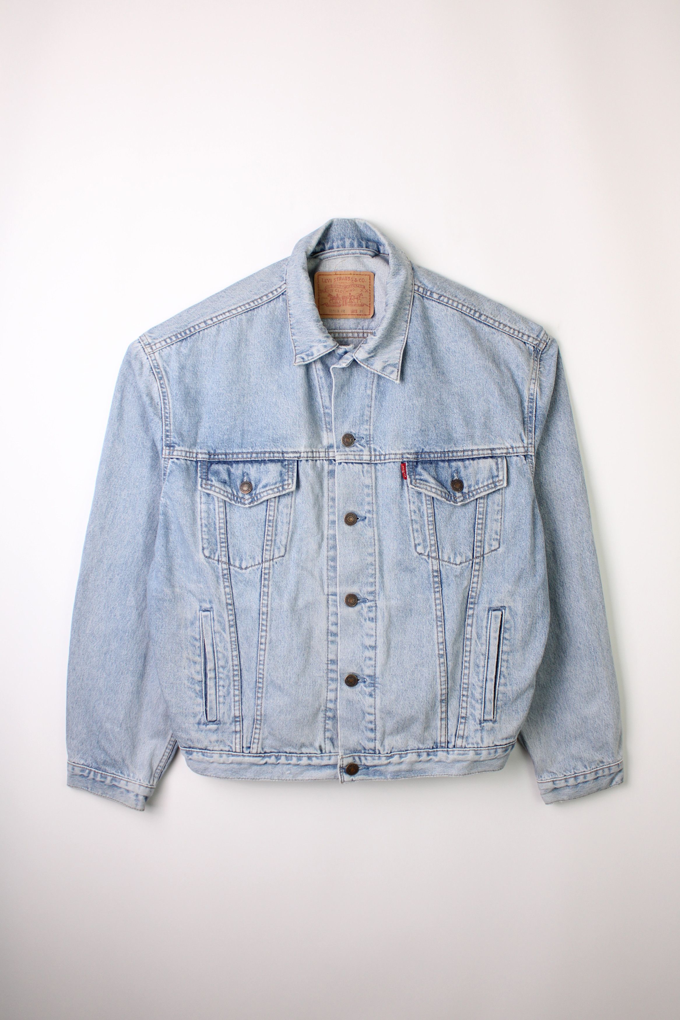 Levi's Levis Vintage Denim Trucker Jacket 1980S Vtg XL Size US XL / EU 56 / 4 - 1 Thumbnail