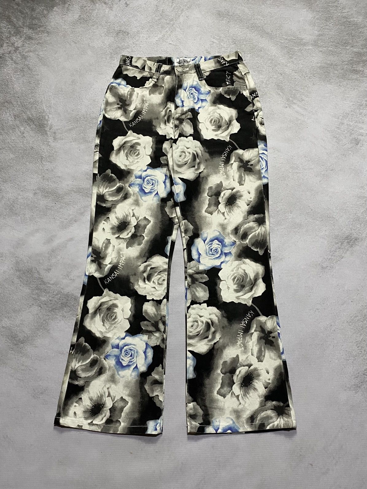 Kansai Yamamoto Kansai Impact Floral Pants Size 26" / US 2 / IT 38 - 2 Thumbnail