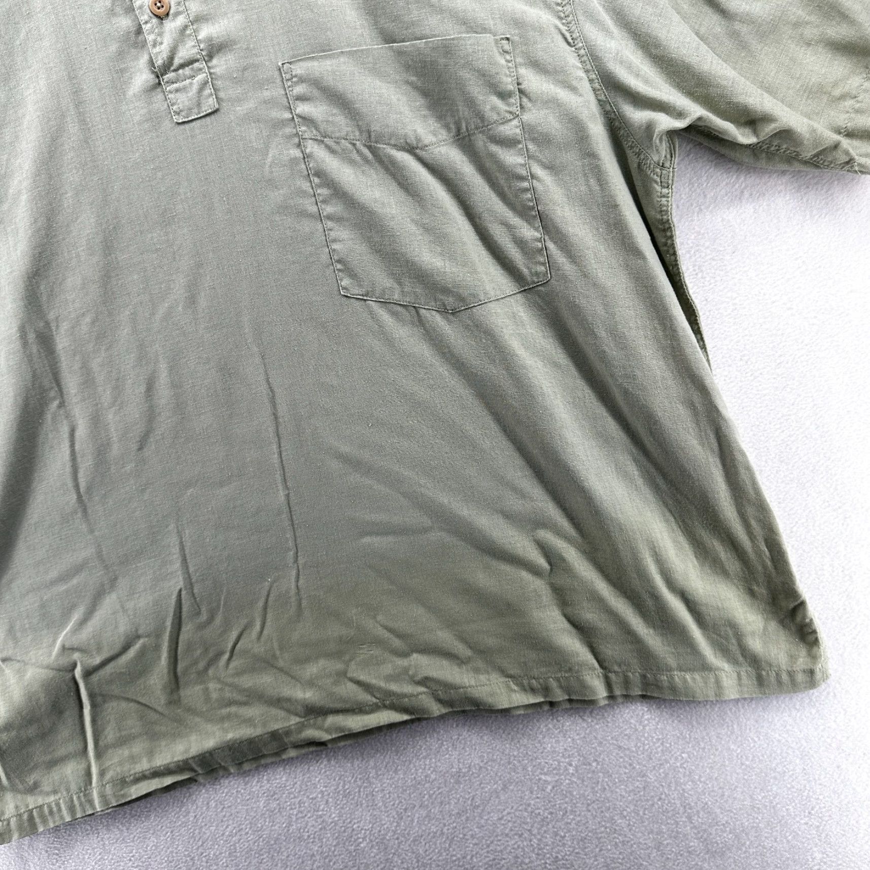 Patagonia VINTAGE Patagonia Polo Shirt Green Mens 2XL Short Sleeve Collared Classic Pocket Size US XXL / EU 58 / 5 - 4 Thumbnail
