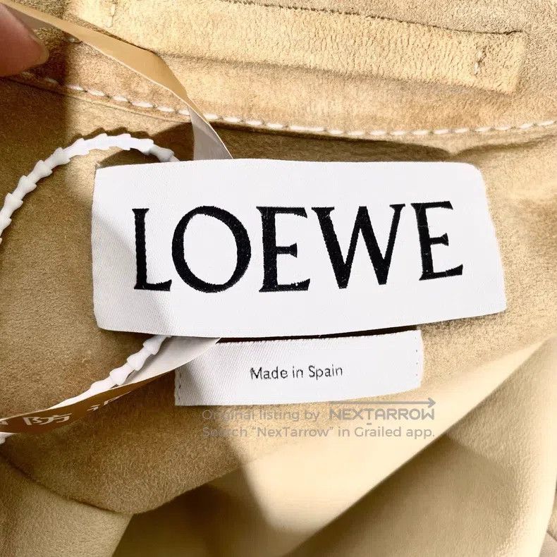 Loewe Loewe Khaki Sheepskin Collar Jacket Size XXS / US 00 / IT 34 - 3 Thumbnail