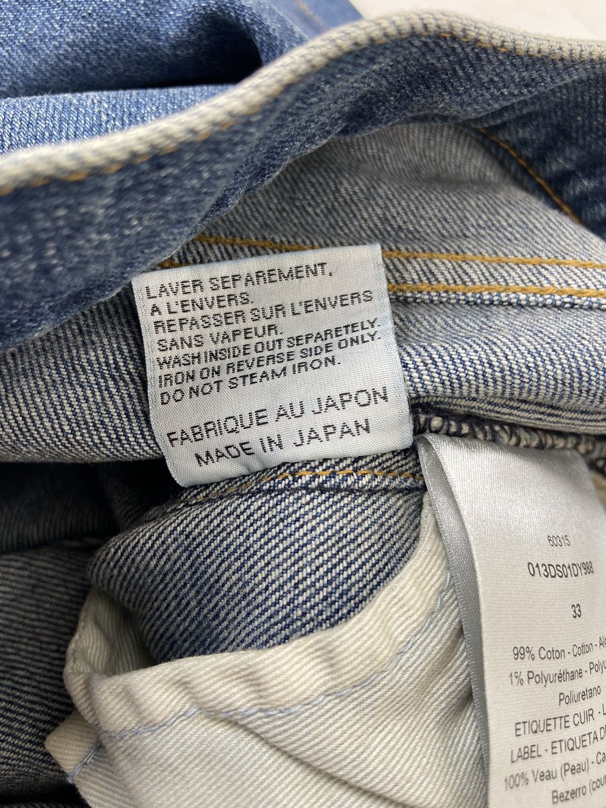 Dior × Stussy Dior x Stüssy Bee Embroidered Jeans Size US 33 - 16 Thumbnail