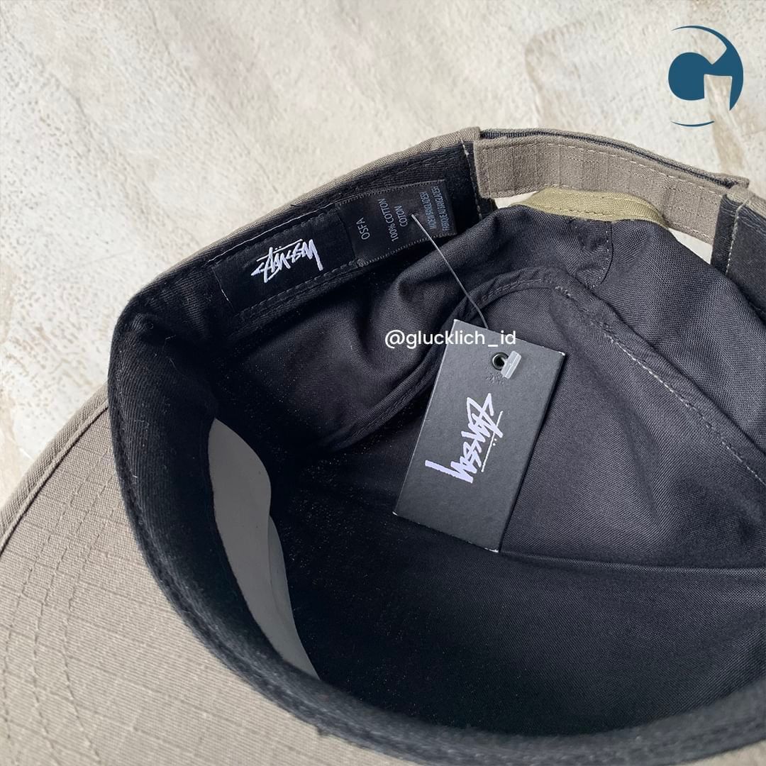 Stussy Stussy, Army Cap in Olive Size ONE SIZE - 5 Thumbnail