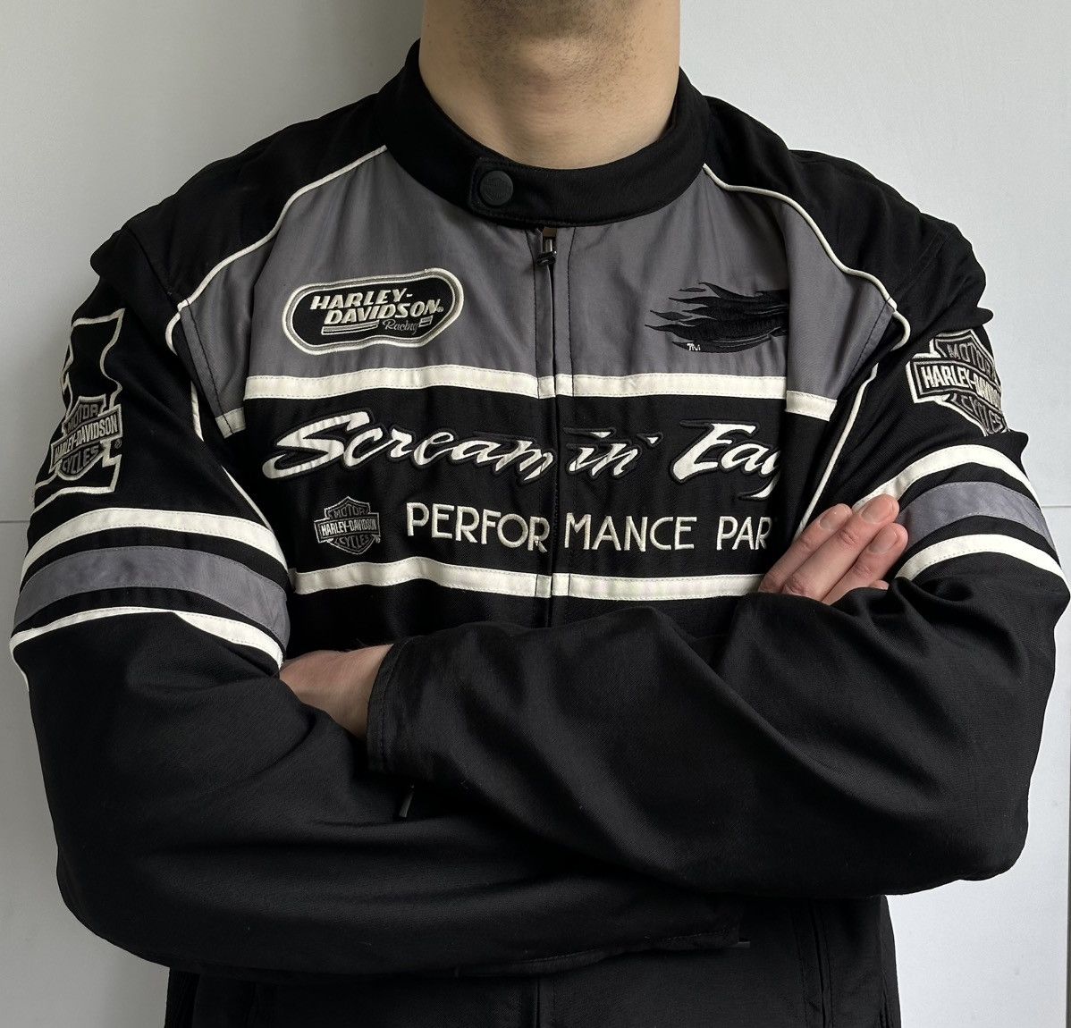 Harley Davidson Harley Davidson Racing Screamin Performance Jacket Size XL Size US XL / EU 56 / 4 - 5 Thumbnail