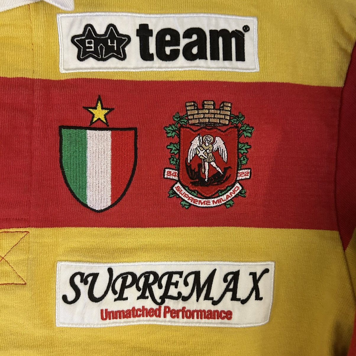Supreme Supreme Stripe Rugby Orange Medium Size US M / EU 48-50 / 2 - 3 Thumbnail