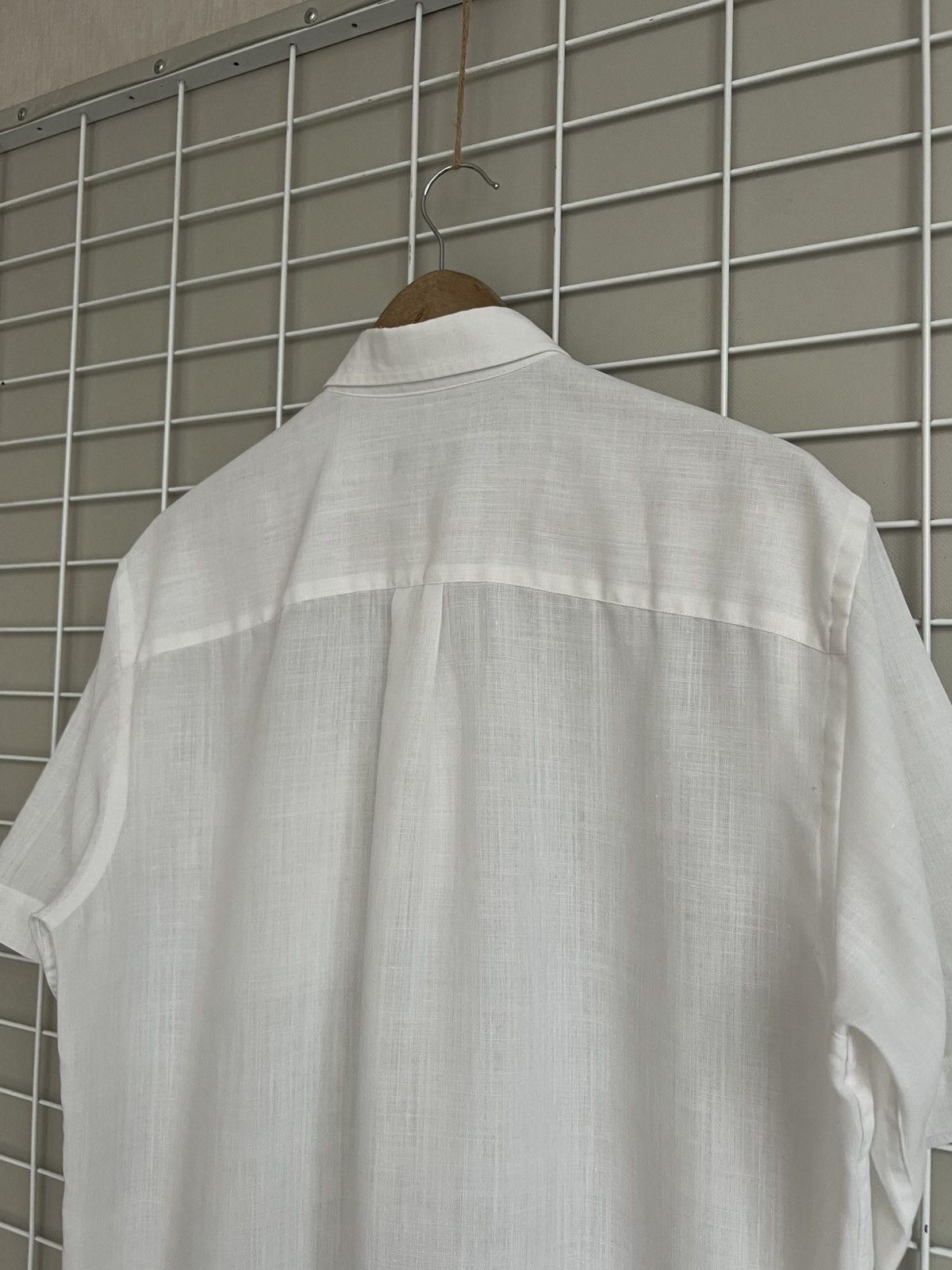 Burberry Burberry London Linen/Polyester Button Shirt Mens Size L Size US L / EU 52-54 / 3 - 8 Thumbnail