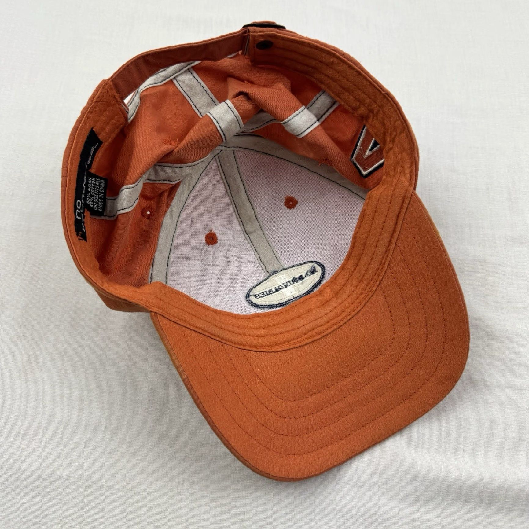 Vintage VINTAGE No Boundaries Baseball Cap Hat Adult One Size Casual Y2K Hipster Punk Orange 90s Size ONE SIZE - 4 Thumbnail
