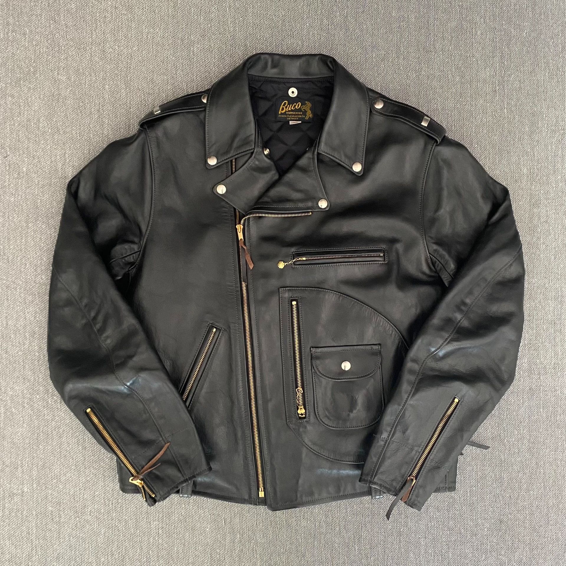 The Real McCoy's Real Mccoys Buco J24 Leather Jacket Size US S / EU 44-46 / 1 - 1 Thumbnail