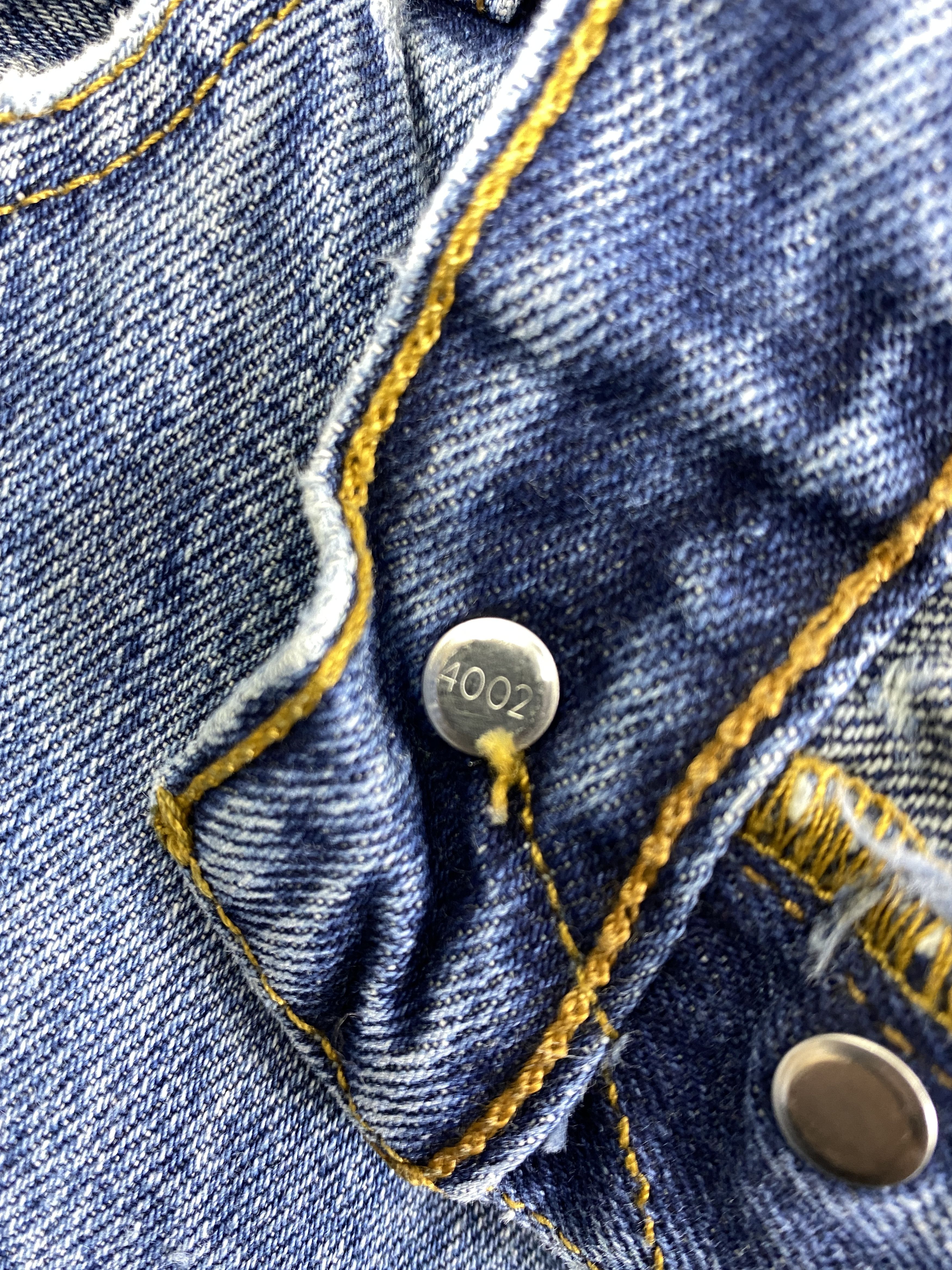 Levi's Blue Distressed Vintage Levi's Denim 41x31.5 -JN424 Size US 41 - 7 Thumbnail