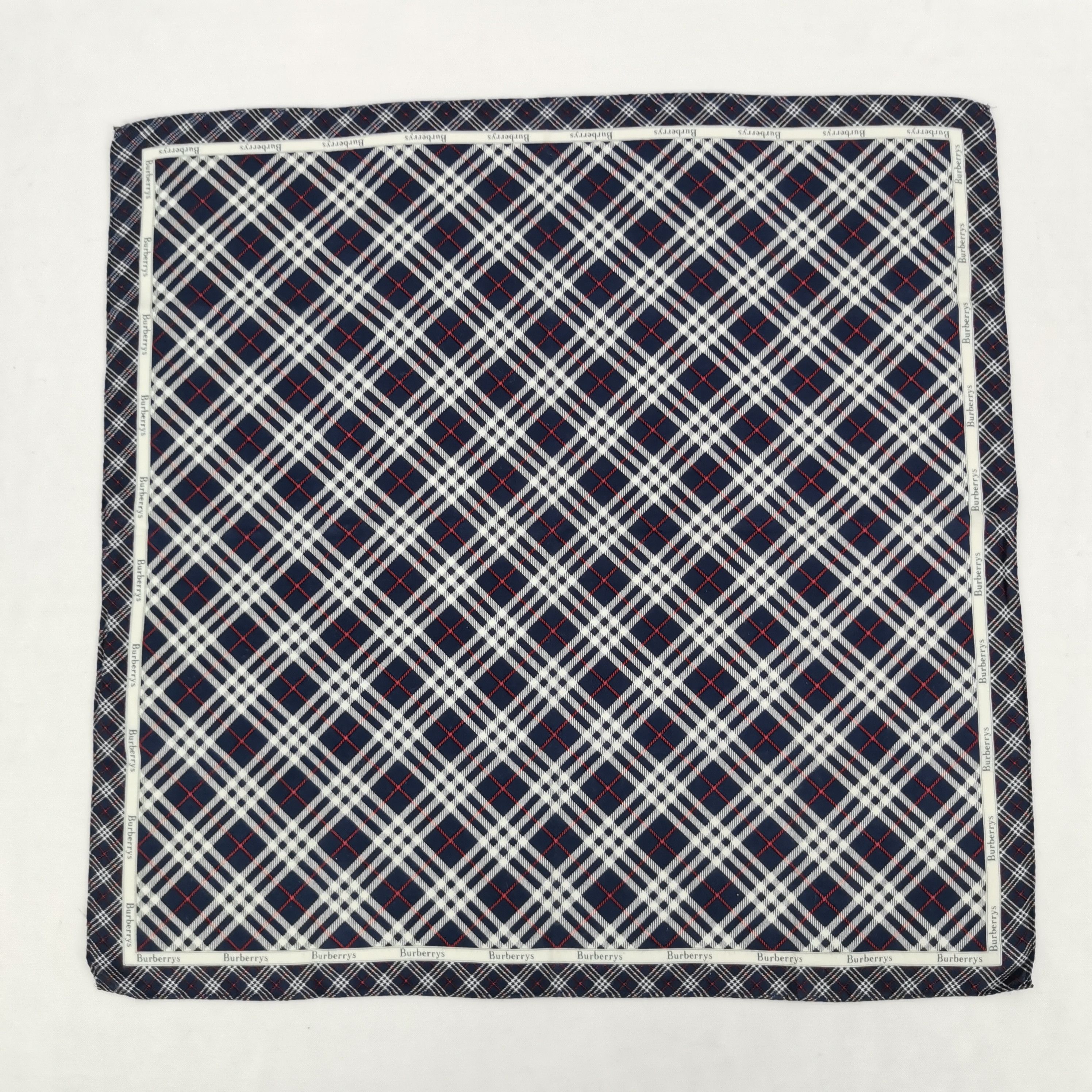 Burberry × Vintage Vintage Burberry Handkerchief Neckerchief Bandana Size ONE SIZE - 2 Thumbnail