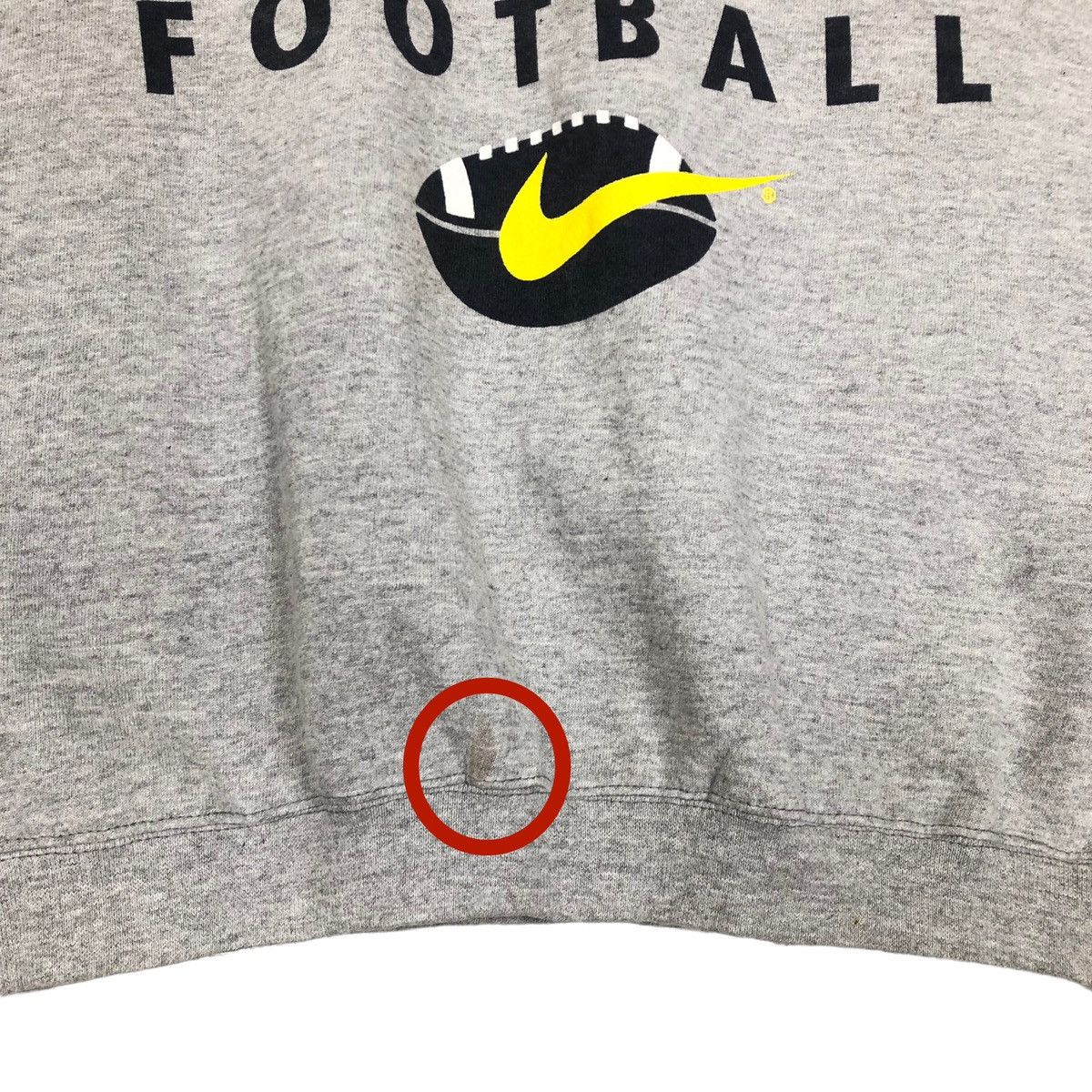 NCAA Vintage 90s Nike Swoosh X University Of Michigan Sweatshirt Size US XL / EU 56 / 4 - 4 Thumbnail