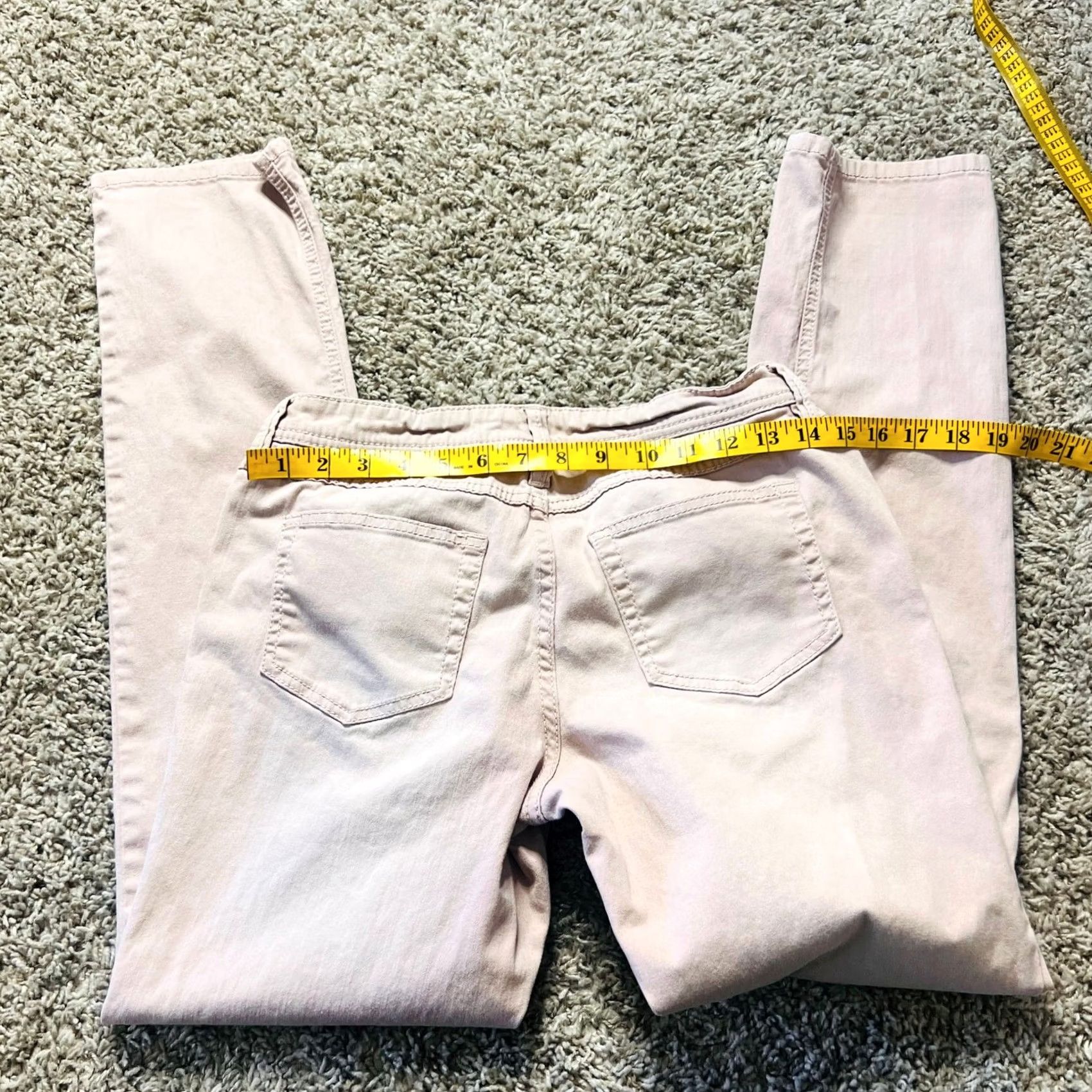 Vintage VINTAGE Mudd Women’s Y2K 2000’s Straight Leg Pants 28 Waist Cream 9 Womens Size 30" / US 8 / IT 44 - 3 Thumbnail