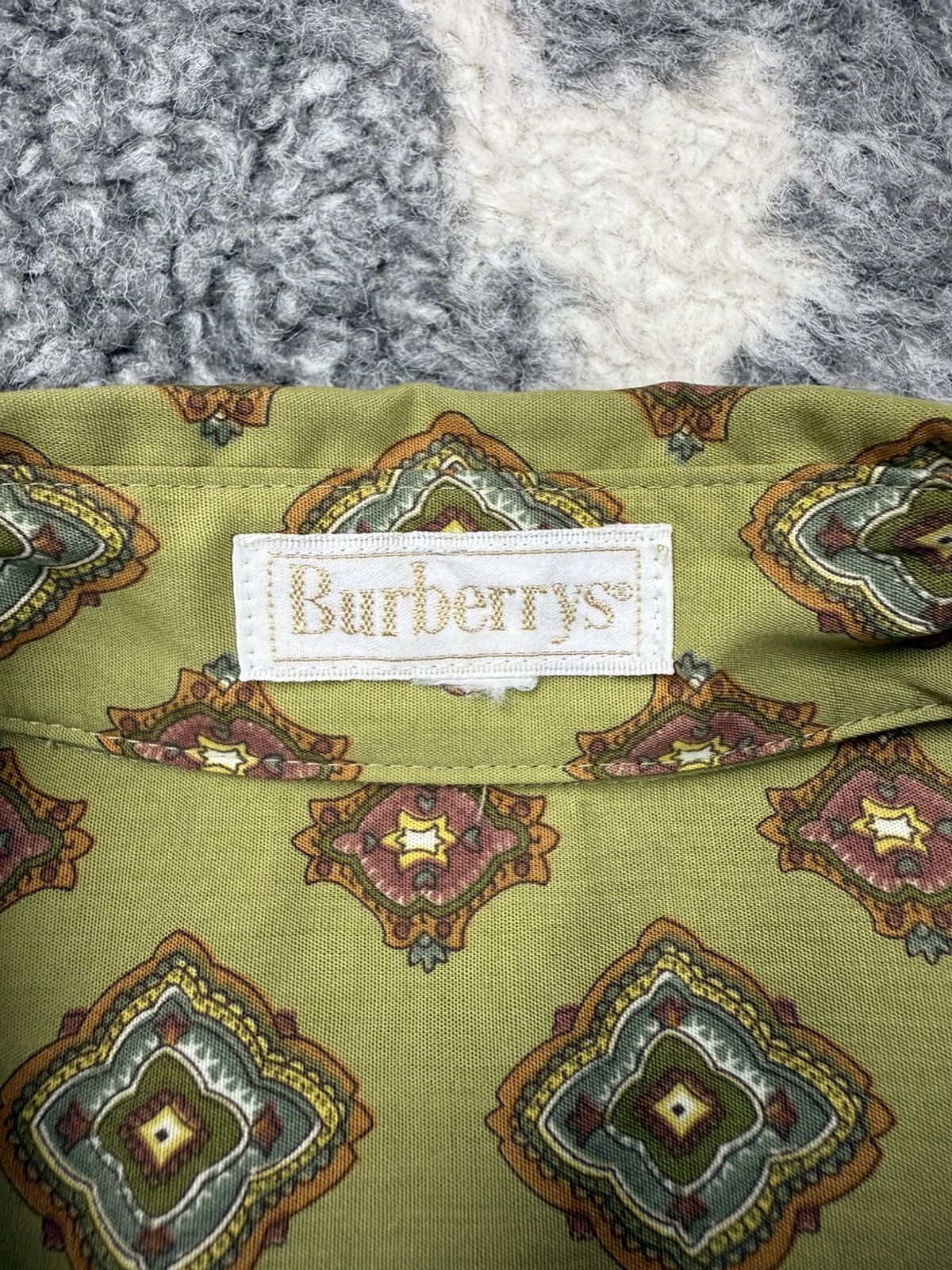 Burberry Vintage Baggy 80s BURBERRYS Classic Pattern Button Ups Size XL / US 12-14 / IT 48-50 - 5 Thumbnail