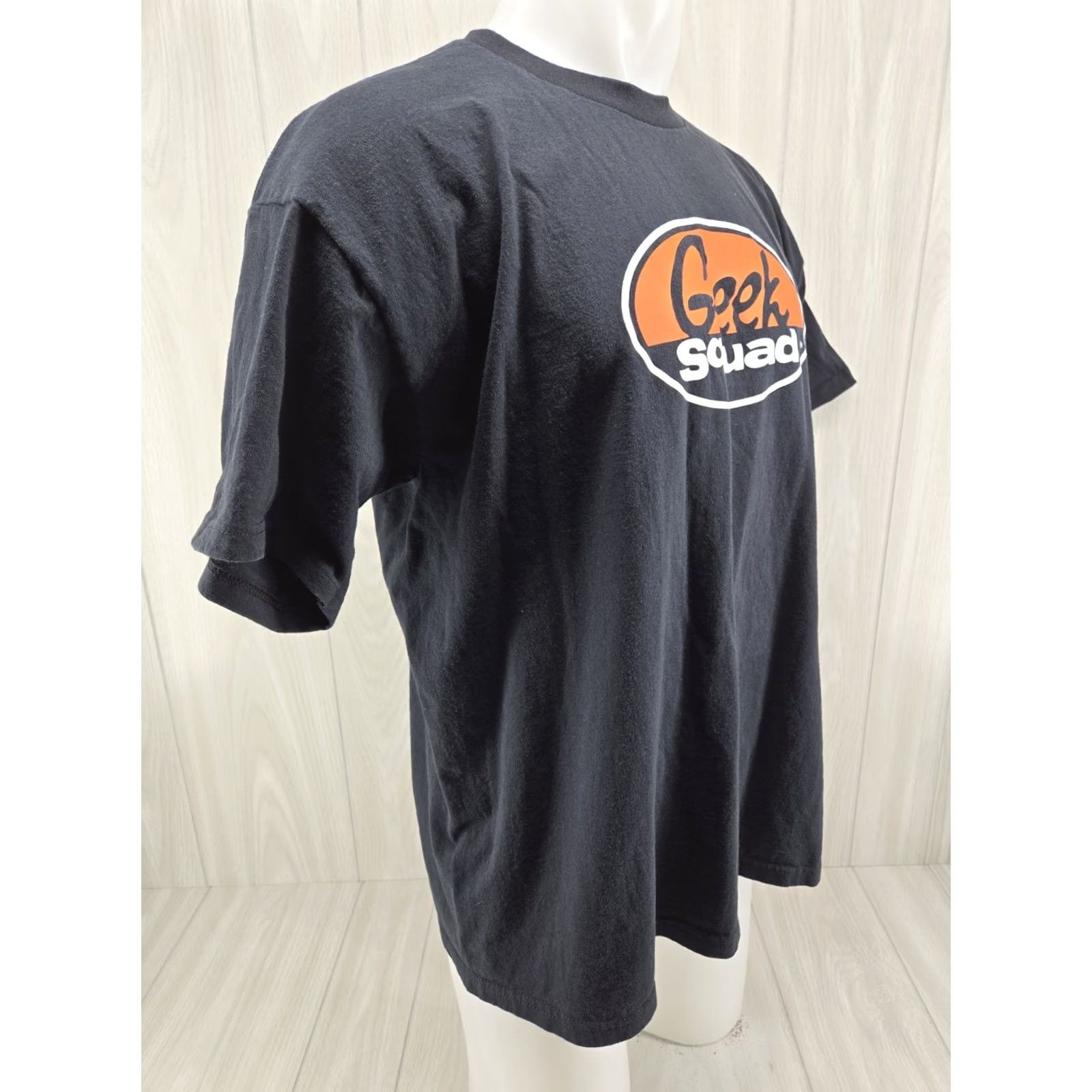 Fruit Of The Loom VINTAGE Fruit of the Loom Geek Squad T Shirt Graphic Mens XL Black Size US XL / EU 56 / 4 - 6 Thumbnail