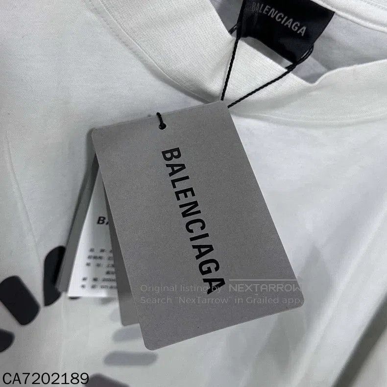 Balenciaga Balenciaga Error Loading Glaze Round Neck Short Sleeve Size US S / EU 44-46 / 1 - 4 Thumbnail